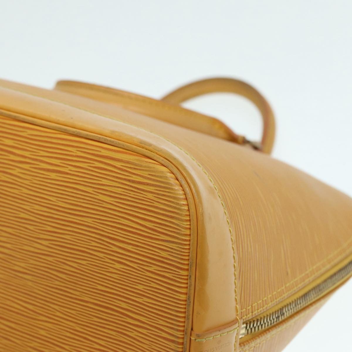 Louis Vuitton Alma Yellow Leather Handbag (Pre-Owned) Size ONE SIZE - 9 Thumbnail