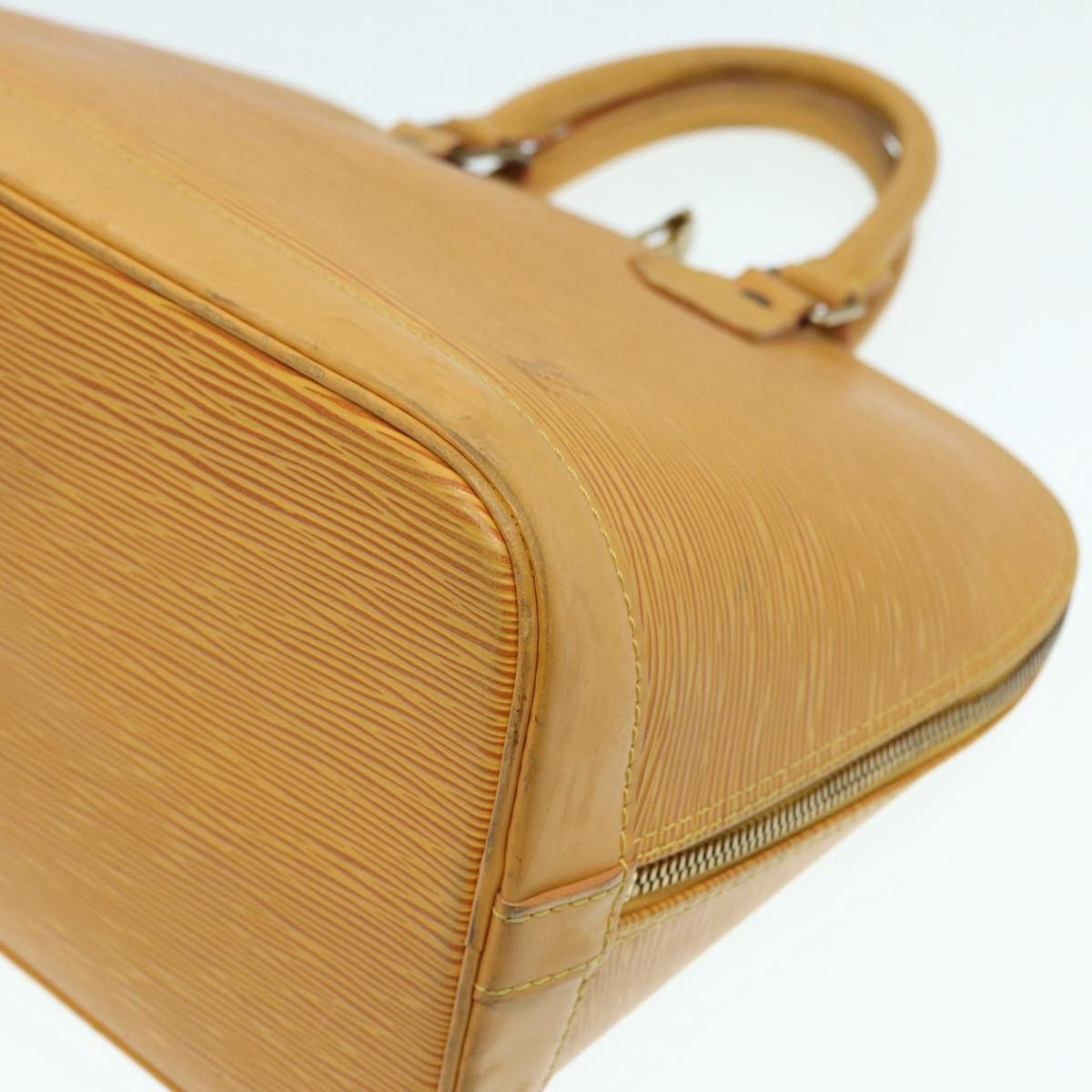 Louis Vuitton Alma Yellow Leather Handbag (Pre-Owned) Size ONE SIZE - 6 Thumbnail