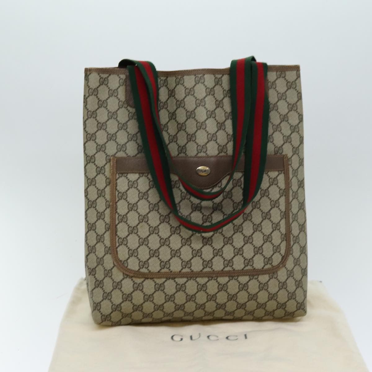 Gucci Ophidia Beige Canvas Tote Bag (Pre-Owned) Size ONE SIZE - 9 Thumbnail