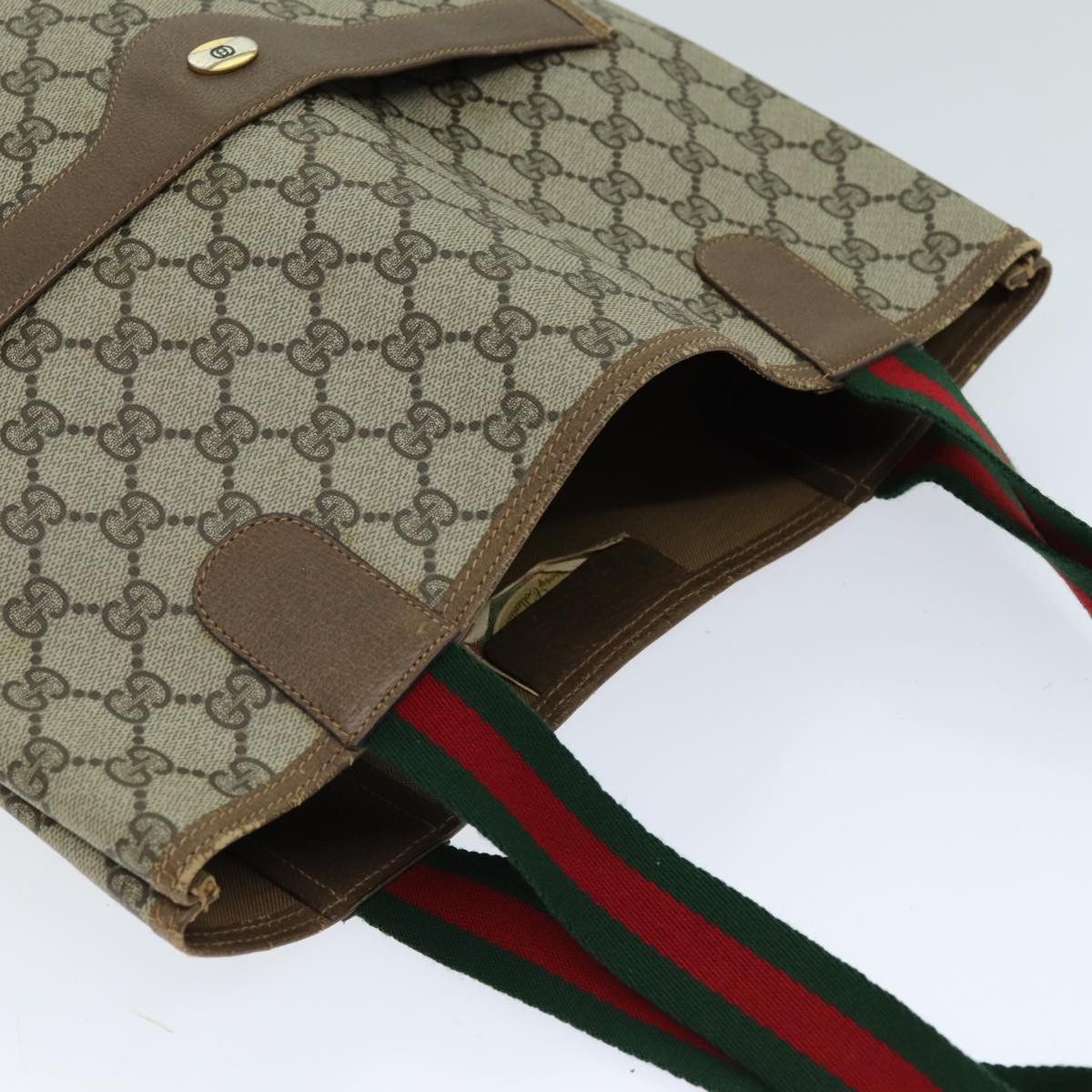 Gucci Ophidia Beige Canvas Tote Bag (Pre-Owned) Size ONE SIZE - 4 Thumbnail
