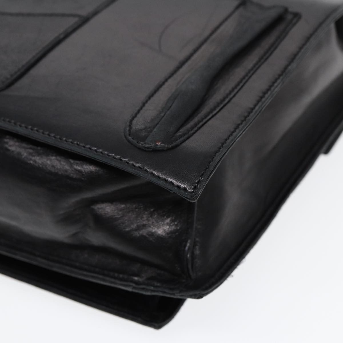 Fendi Black Leather Handbag (Pre-Owned) Size ONE SIZE - 15 Thumbnail