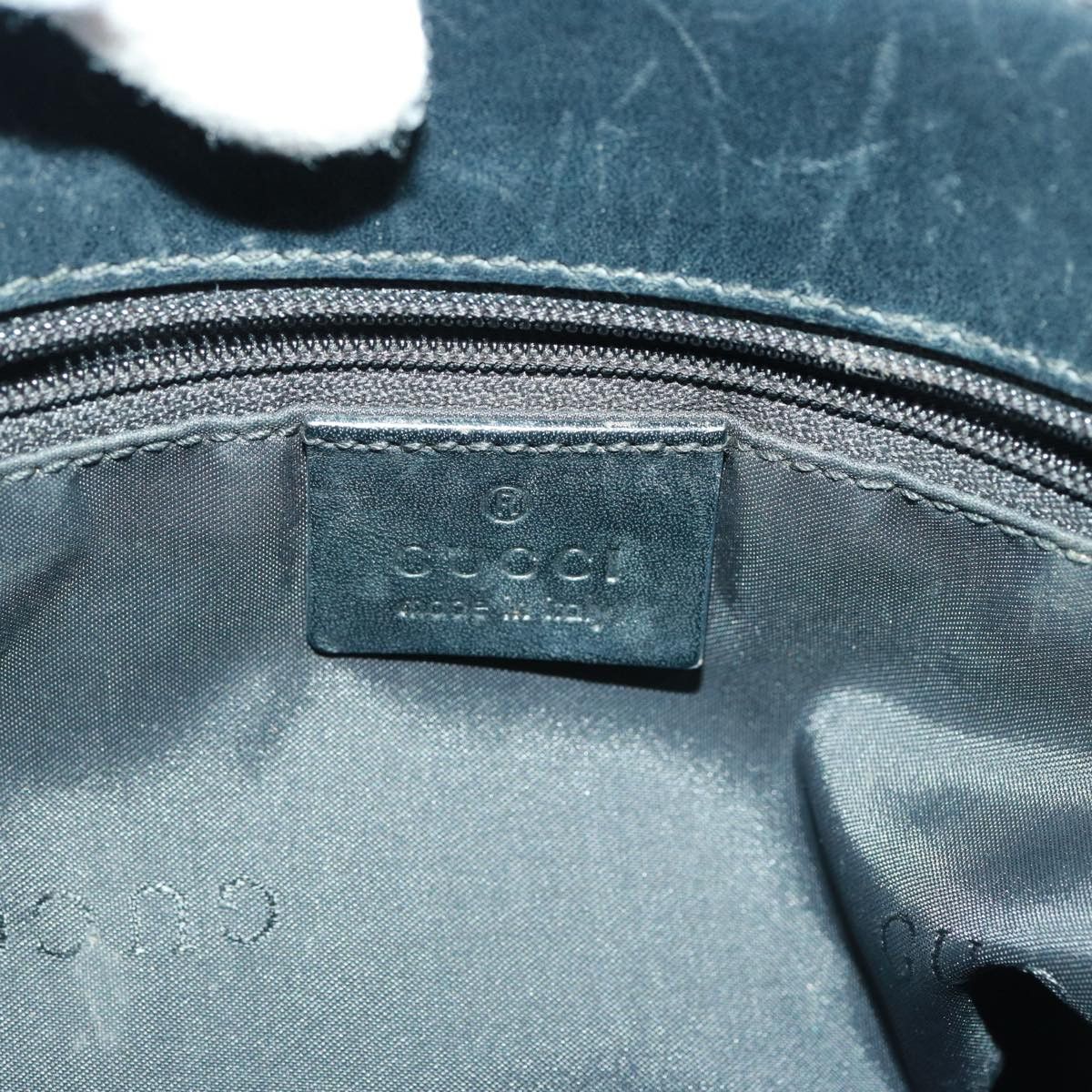 Gucci -- Black Synthetic Handbag (Pre-Owned) Size ONE SIZE - 8 Thumbnail
