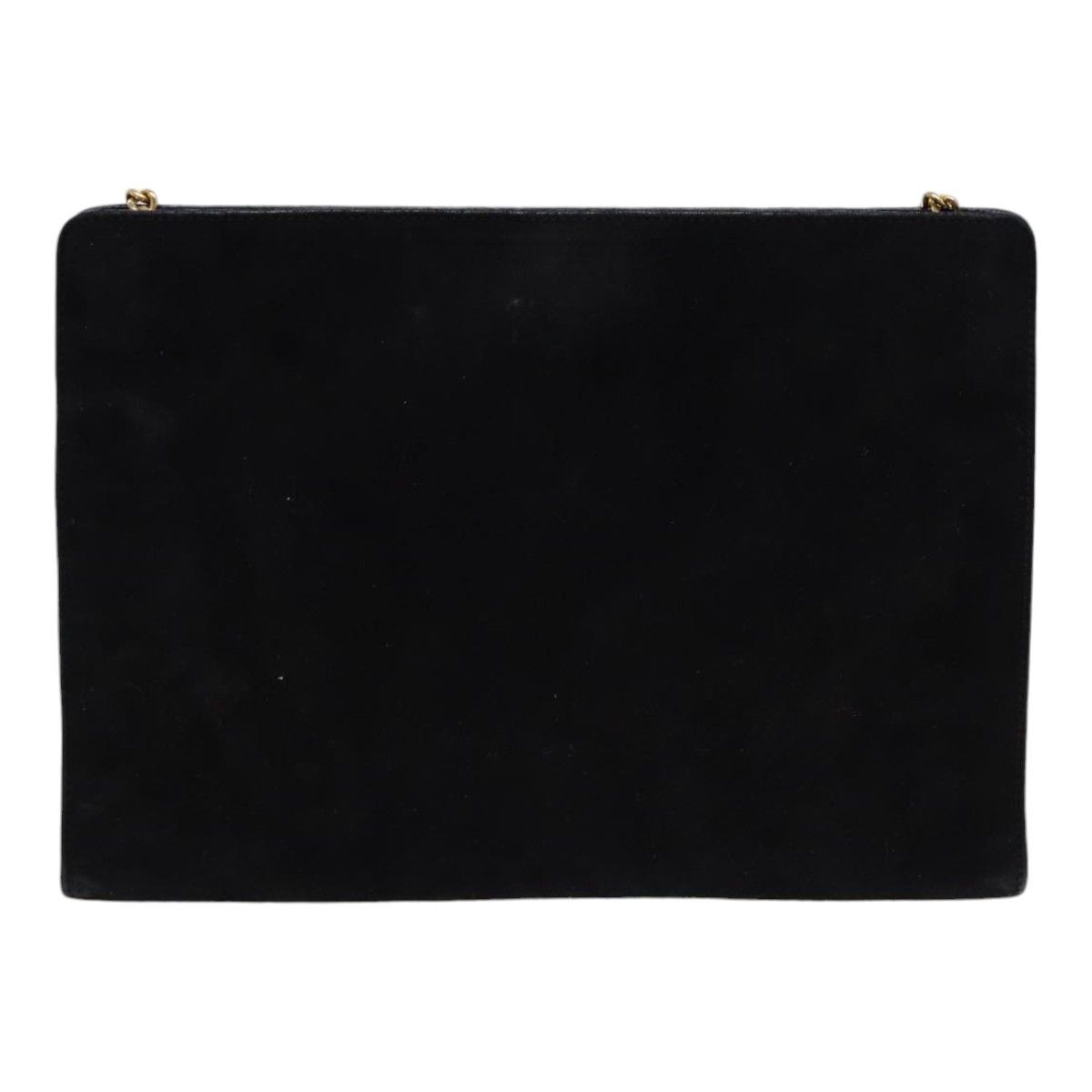 Salvatore Ferragamo Gancini Black Suede Shoulder Bag (Pre-Owned) Size ONE SIZE - 2 Thumbnail