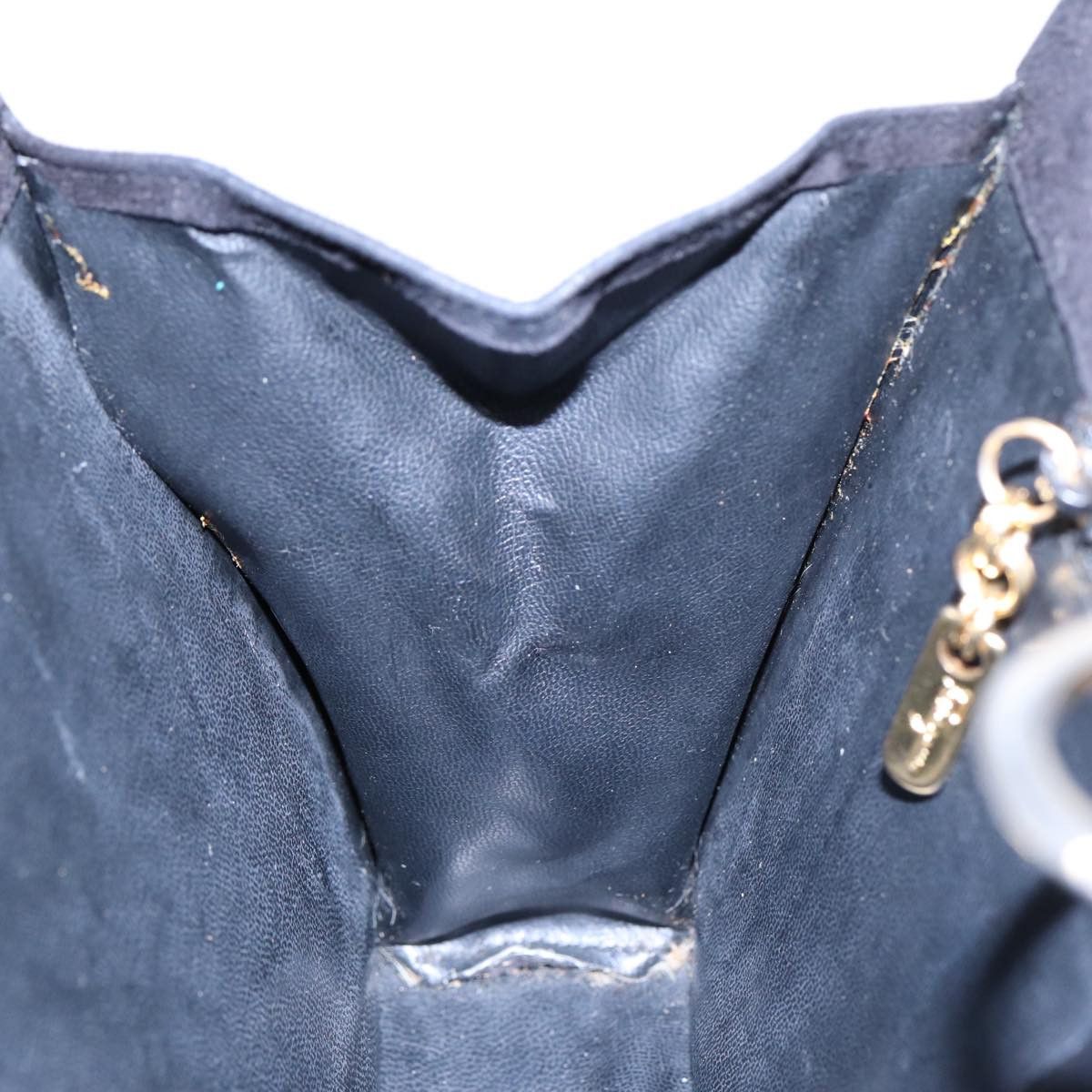 Salvatore Ferragamo Gancini Black Suede Shoulder Bag (Pre-Owned) Size ONE SIZE - 19 Thumbnail