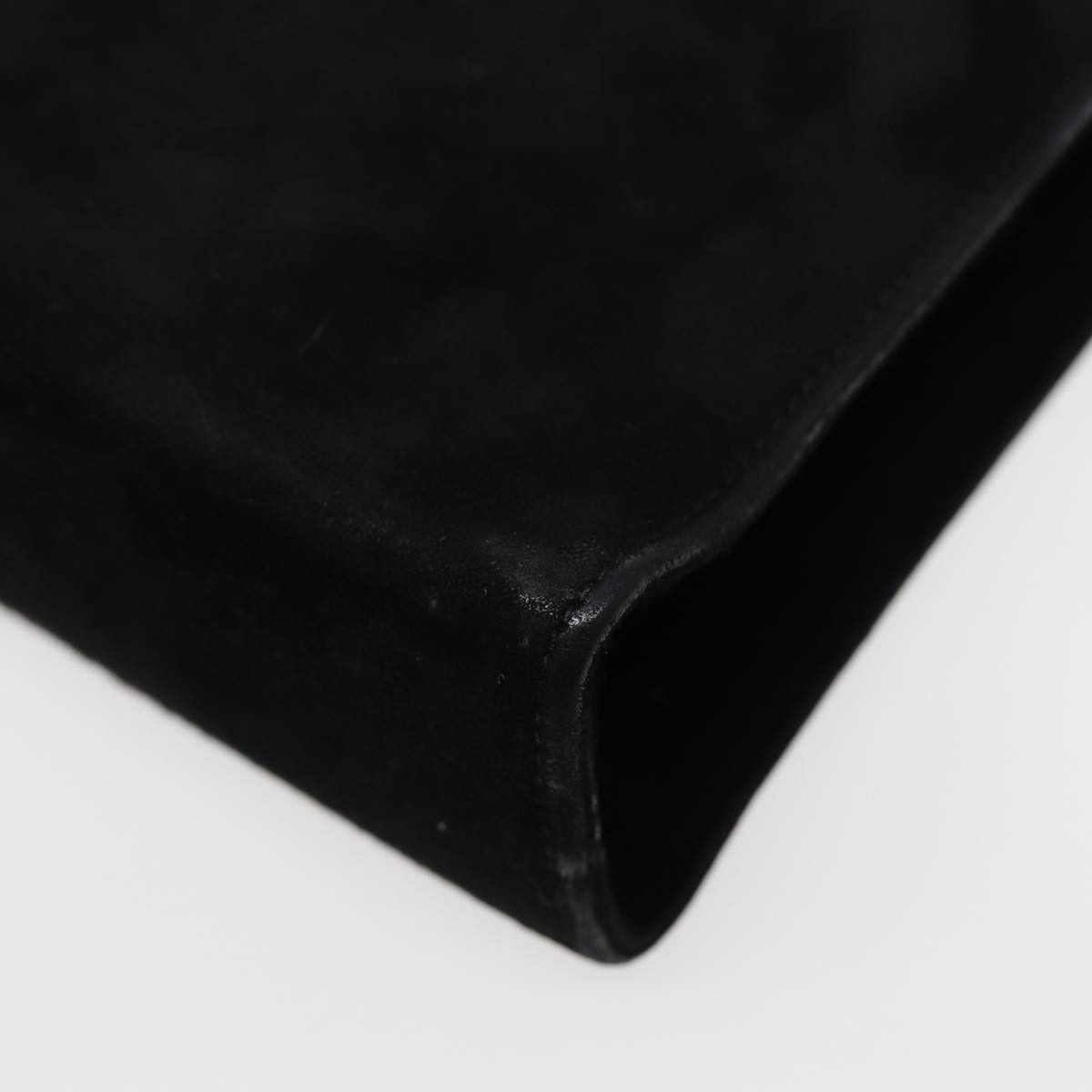 Salvatore Ferragamo Gancini Black Suede Shoulder Bag (Pre-Owned) Size ONE SIZE - 12 Thumbnail