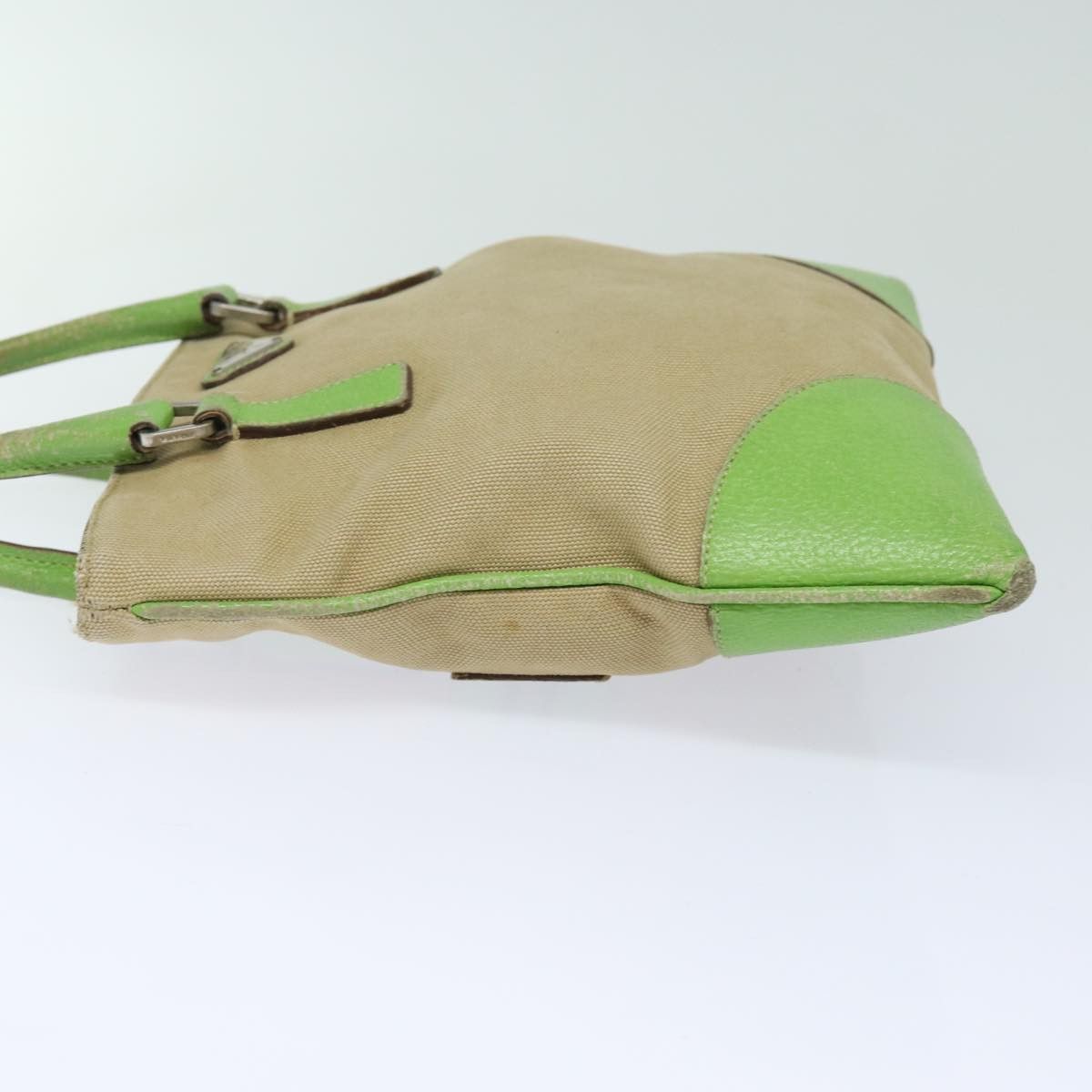 Prada Canapa Beige Canvas Handbag (Pre-Owned) Size ONE SIZE - 10 Thumbnail