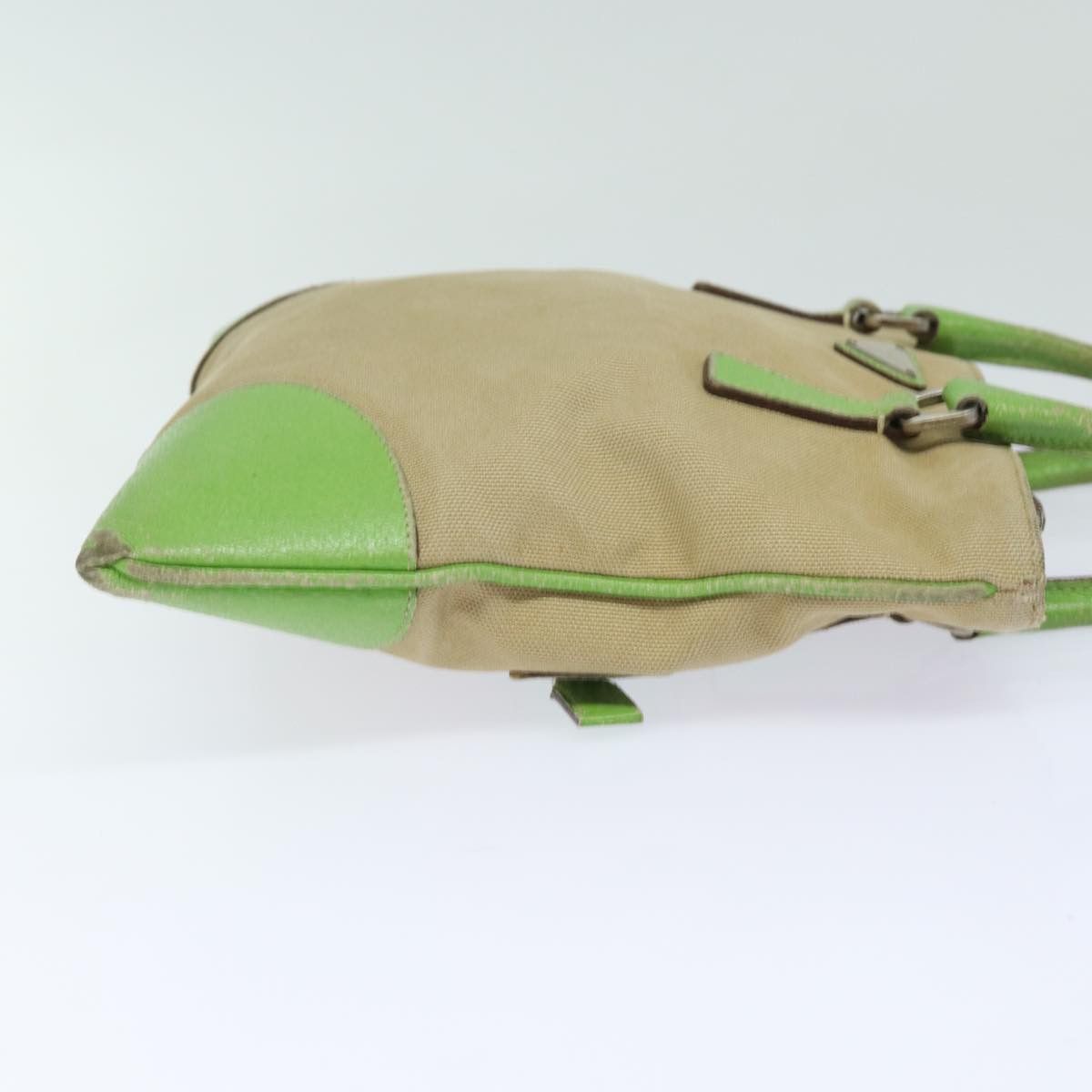 Prada Canapa Beige Canvas Handbag (Pre-Owned) Size ONE SIZE - 11 Thumbnail