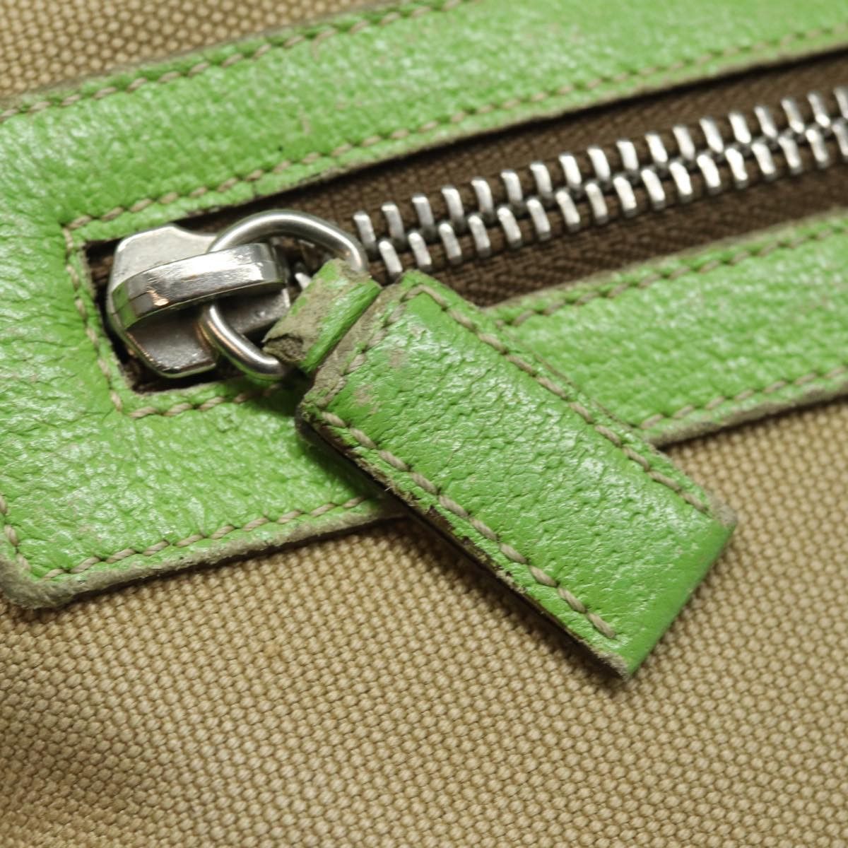 Prada Canapa Beige Canvas Handbag (Pre-Owned) Size ONE SIZE - 18 Thumbnail