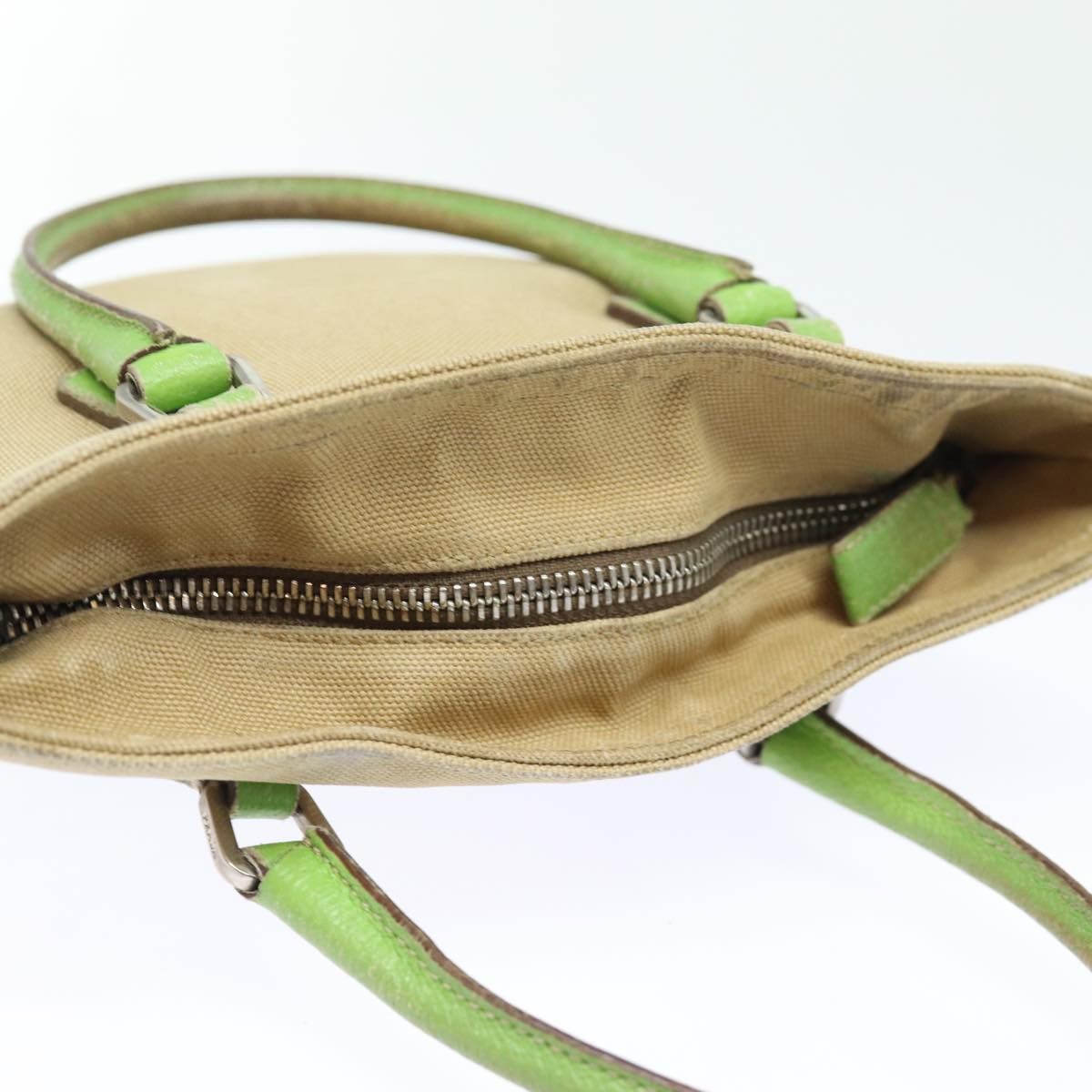 Prada Canapa Beige Canvas Handbag (Pre-Owned) Size ONE SIZE - 4 Thumbnail