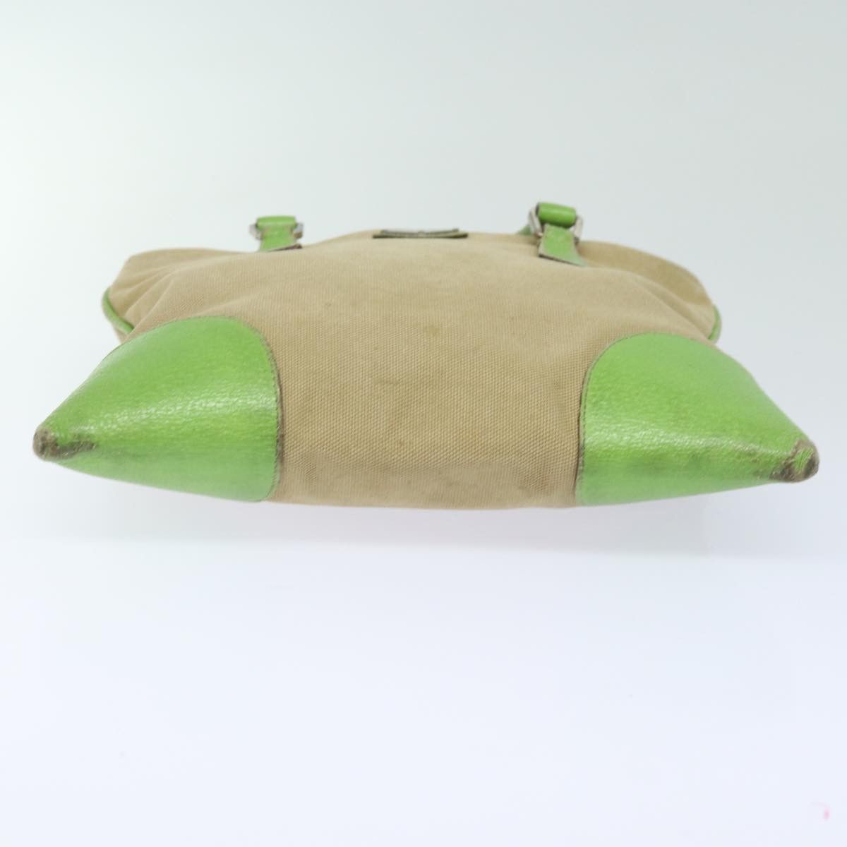 Prada Canapa Beige Canvas Handbag (Pre-Owned) Size ONE SIZE - 3 Thumbnail