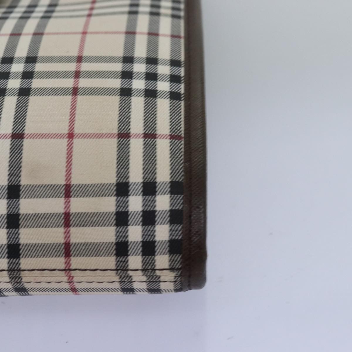 Burberry Nova Check Beige Canvas Shoulder Bag (Pre-Owned) Size ONE SIZE - 13 Thumbnail