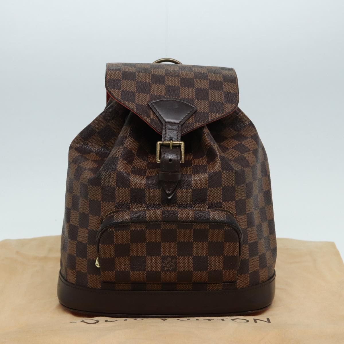 Louis Vuitton Montsouris Brown Canvas Backpack Bag (Pre-Owned) Size ONE SIZE - 11 Thumbnail