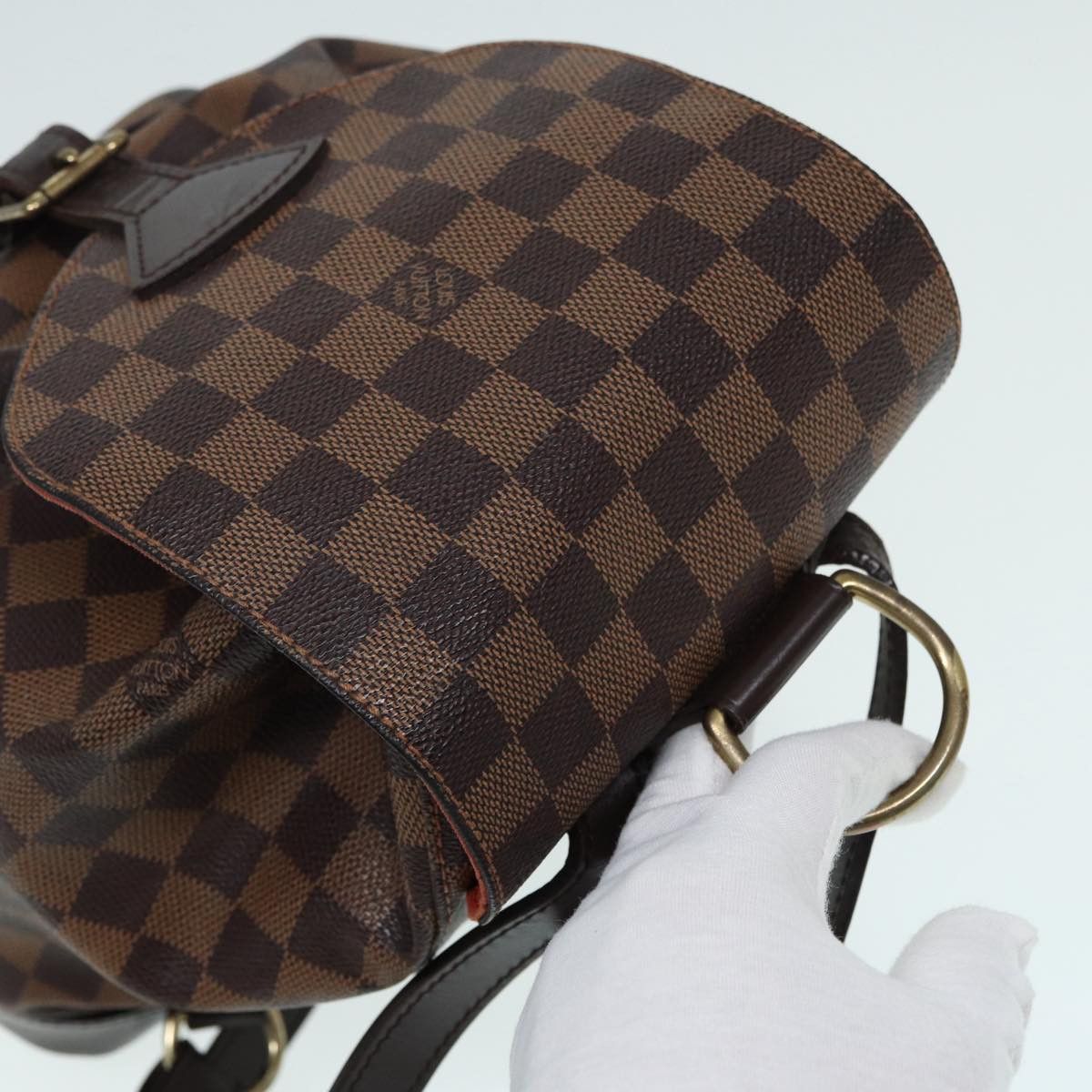 Louis Vuitton Montsouris Brown Canvas Backpack Bag (Pre-Owned) Size ONE SIZE - 13 Thumbnail