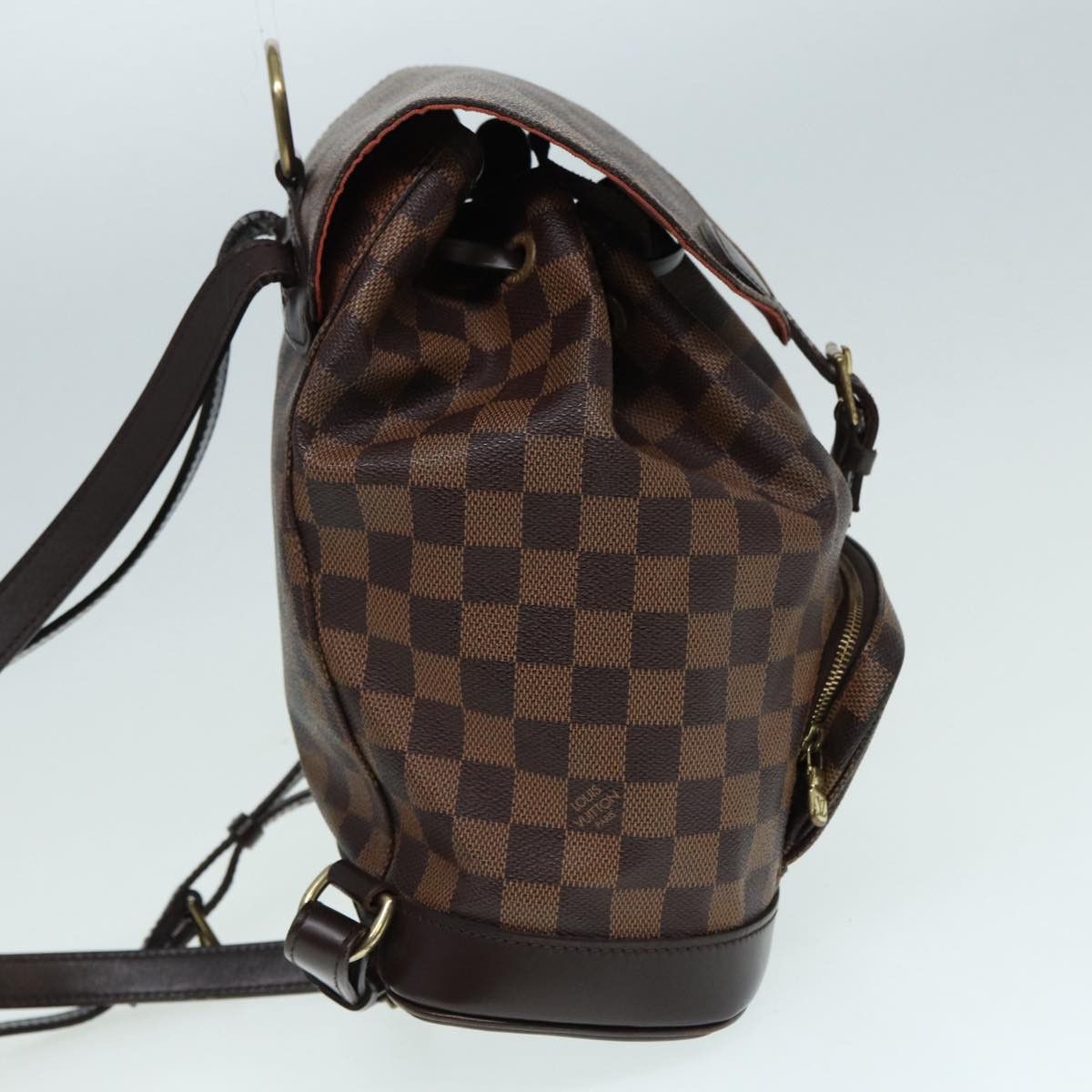 Louis Vuitton Montsouris Brown Canvas Backpack Bag (Pre-Owned) Size ONE SIZE - 4 Thumbnail