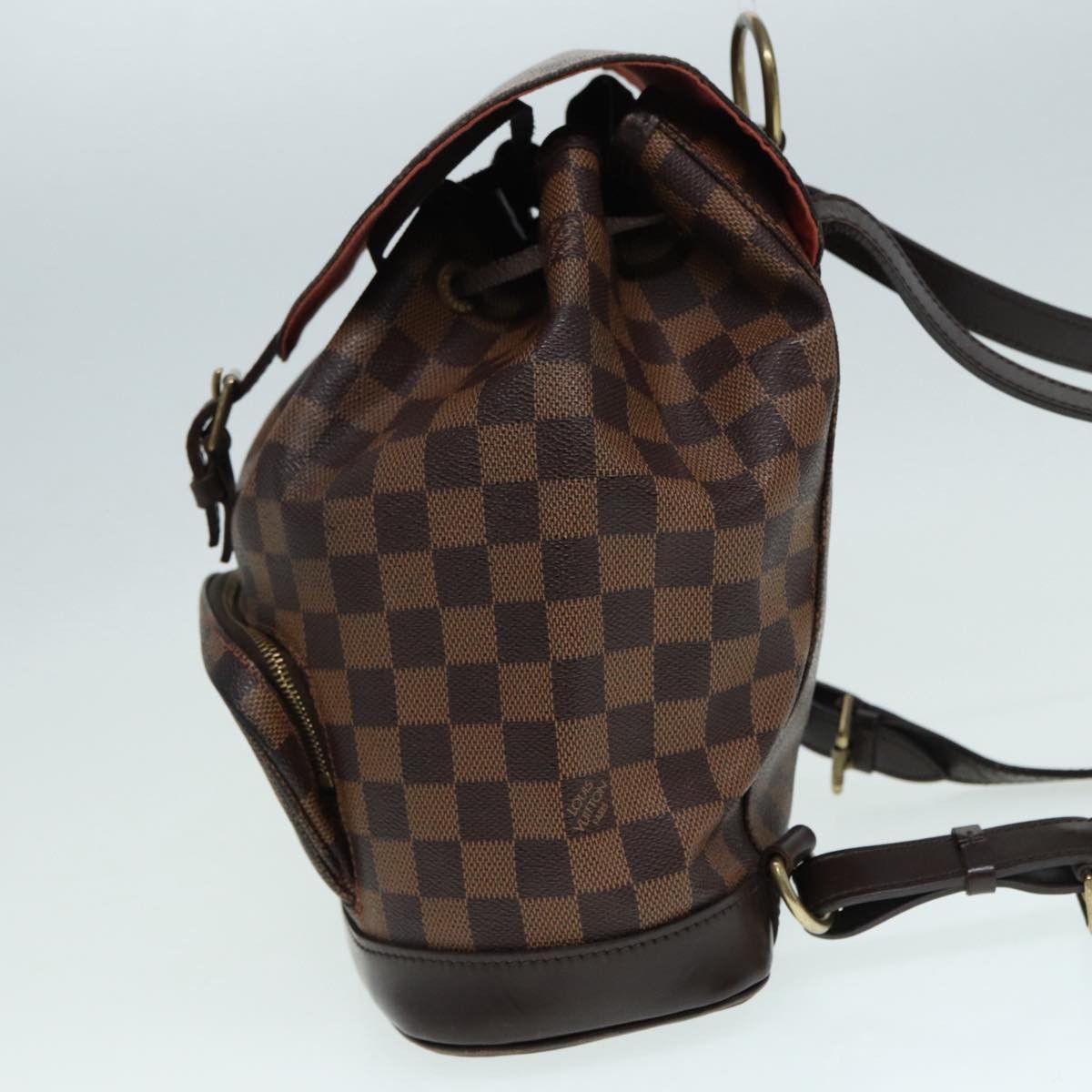 Louis Vuitton Montsouris Brown Canvas Backpack Bag (Pre-Owned) Size ONE SIZE - 3 Thumbnail