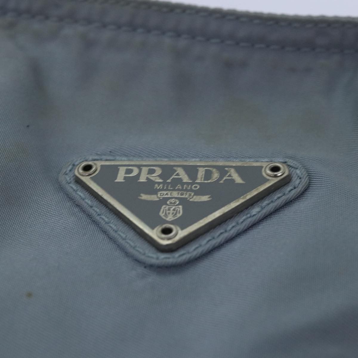 Prada Tessuto Blue Synthetic Shoulder Bag (Pre-Owned) Size ONE SIZE - 18 Thumbnail