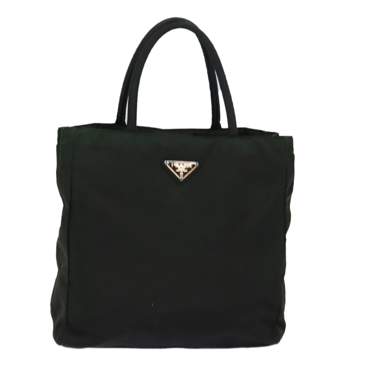 Prada Tessuto Khaki Synthetic Handbag (Pre-Owned) Size ONE SIZE - 14 Thumbnail