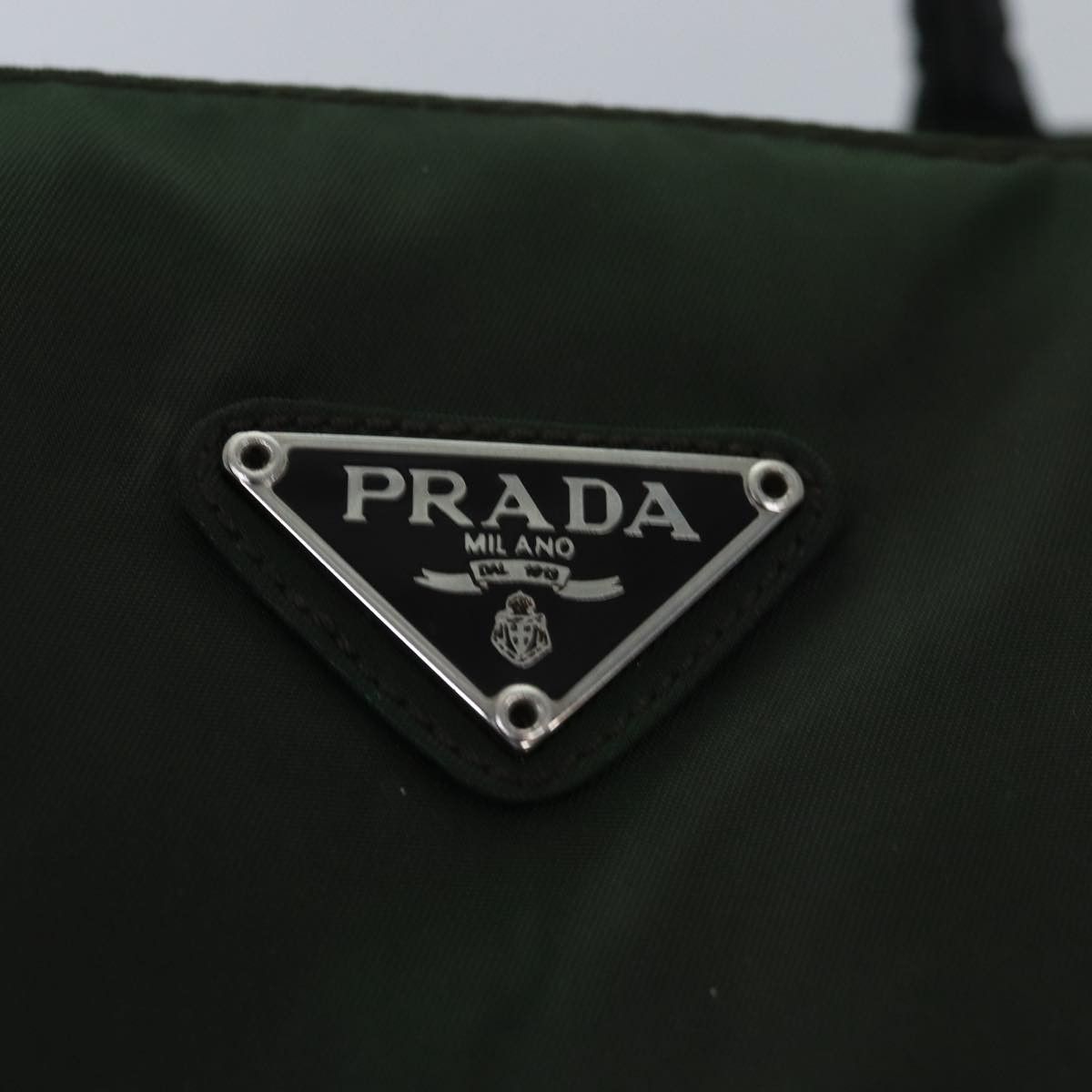 Prada Tessuto Khaki Synthetic Handbag (Pre-Owned) Size ONE SIZE - 18 Thumbnail