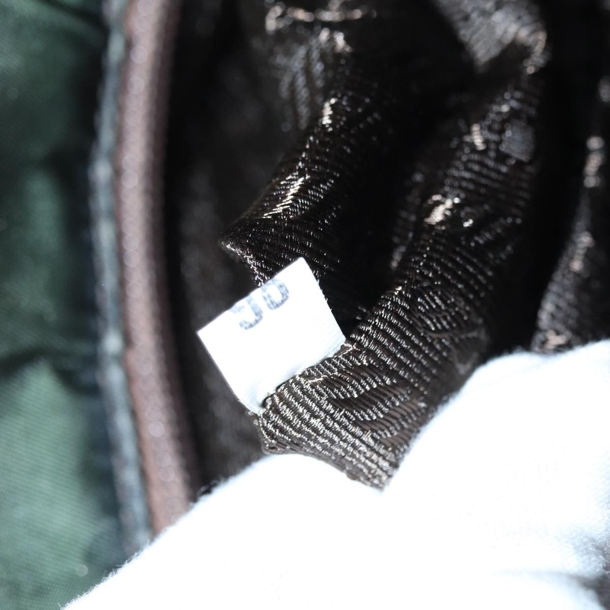 Prada Tessuto Khaki Synthetic Handbag (Pre-Owned) Size ONE SIZE - 6 Thumbnail