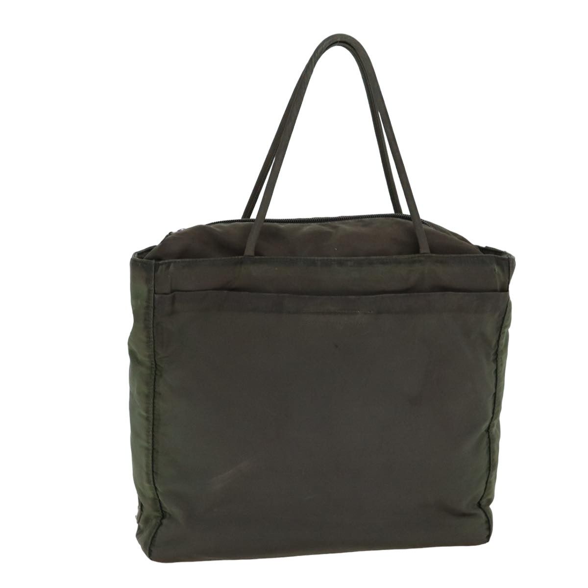 Prada Tessuto Khaki Synthetic Tote Bag (Pre-Owned) Size ONE SIZE - 12 Thumbnail