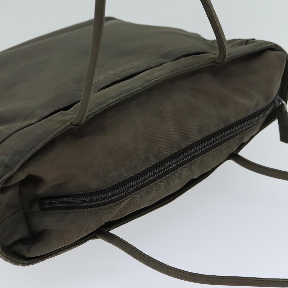 Prada Tessuto Khaki Synthetic Tote Bag (Pre-Owned) Size ONE SIZE - 4 Thumbnail