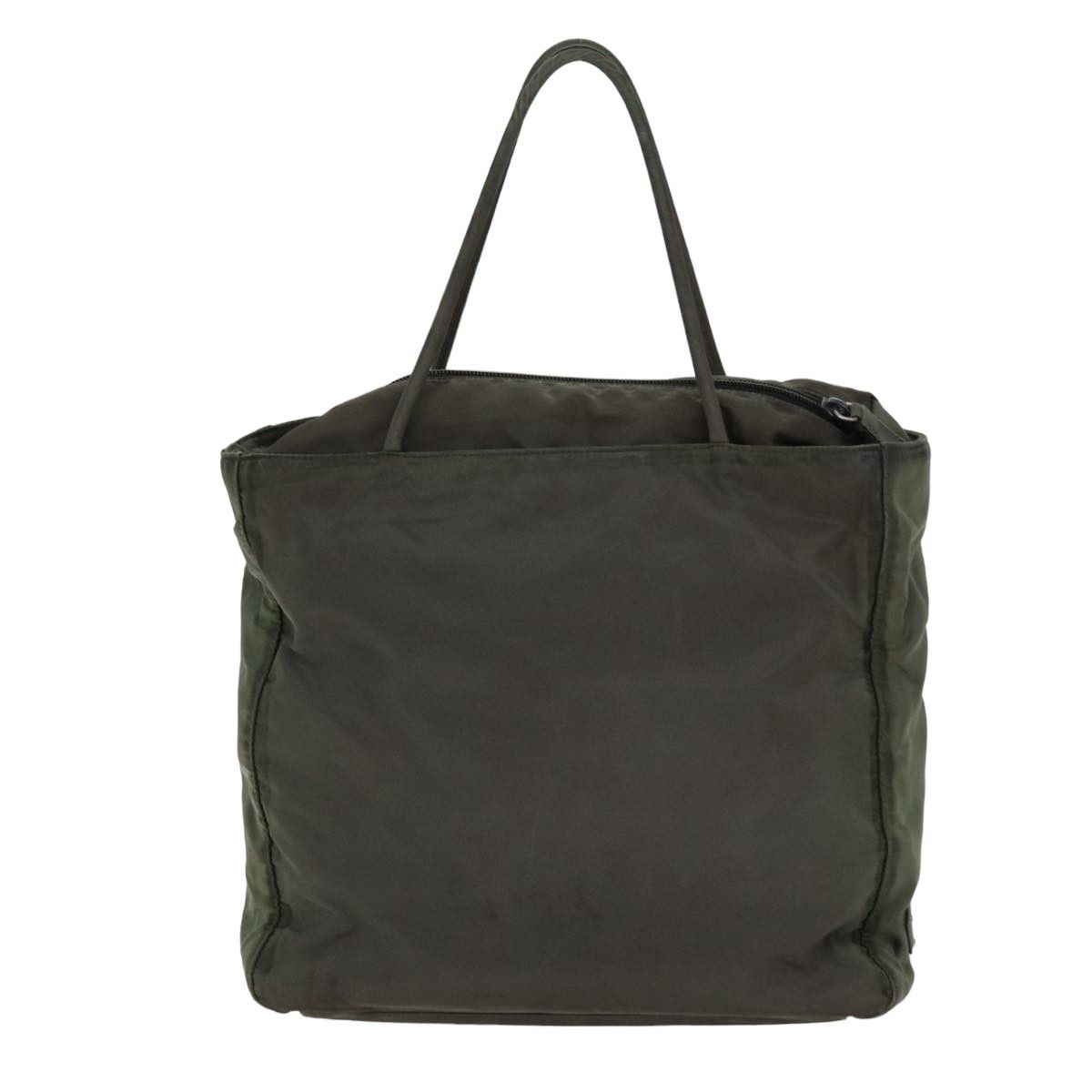 Prada Tessuto Khaki Synthetic Tote Bag (Pre-Owned) Size ONE SIZE - 2 Thumbnail