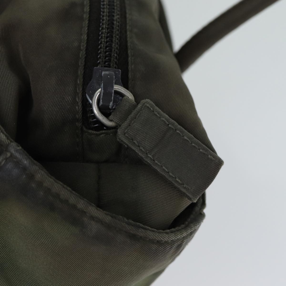 Prada Tessuto Khaki Synthetic Tote Bag (Pre-Owned) Size ONE SIZE - 20 Thumbnail