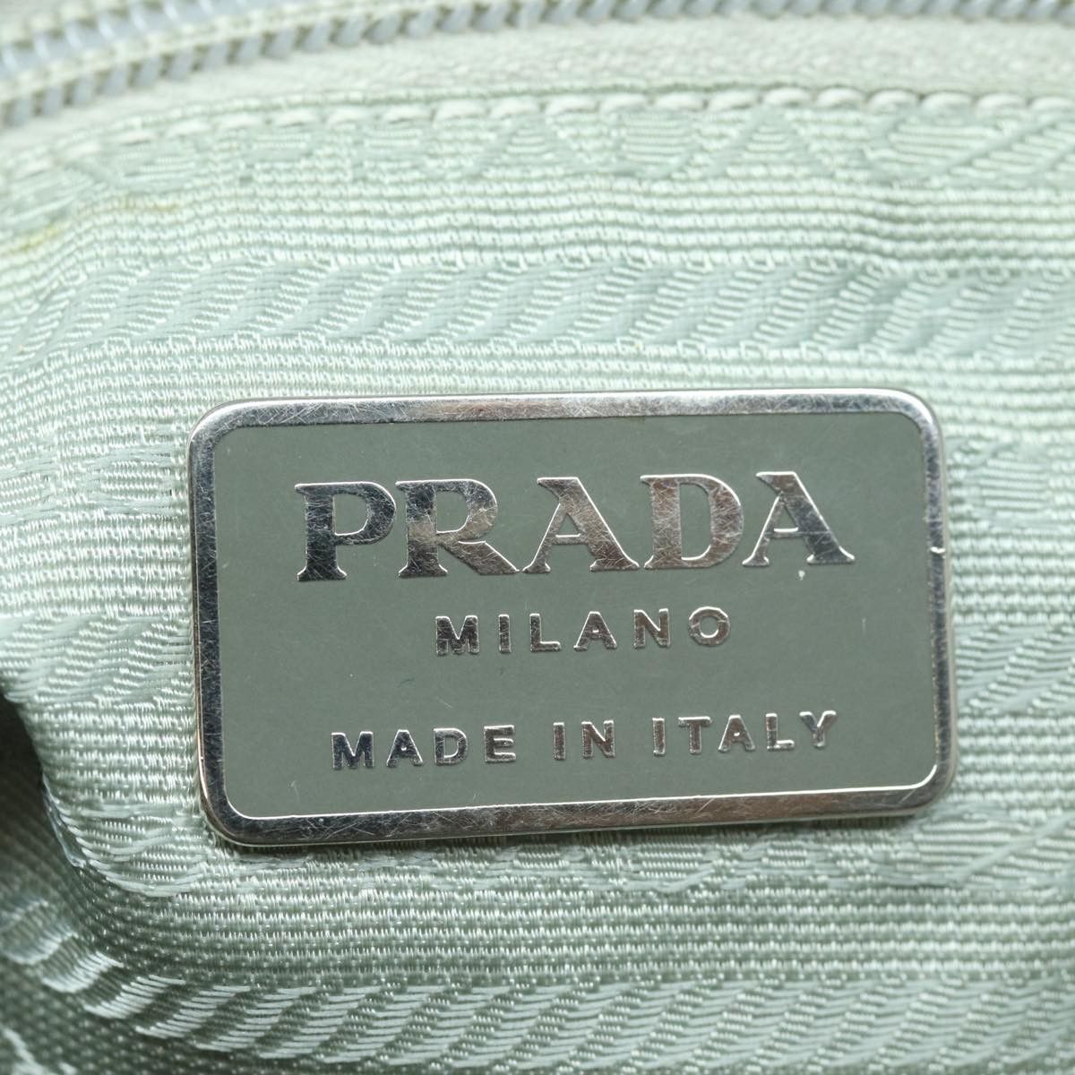 Prada Tessuto Pink Synthetic Shoulder Bag (Pre-Owned) Size ONE SIZE - 11 Thumbnail