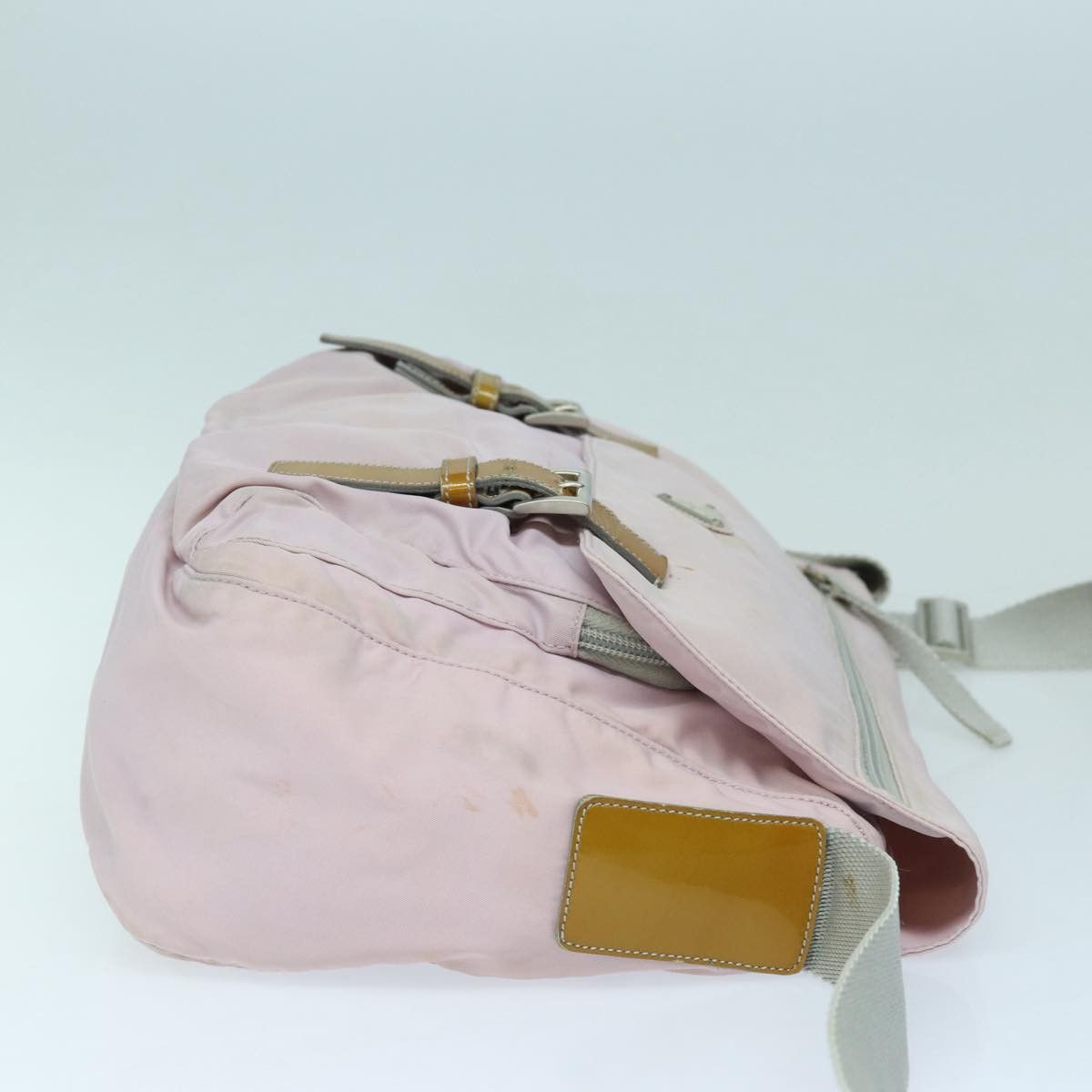 Prada Tessuto Pink Synthetic Shoulder Bag (Pre-Owned) Size ONE SIZE - 10 Thumbnail