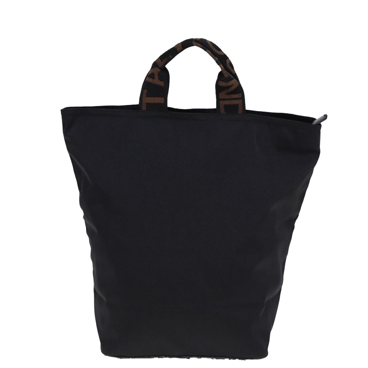Fendi Cabas Black Canvas Tote Bag (Pre-Owned) Size ONE SIZE - 2 Thumbnail