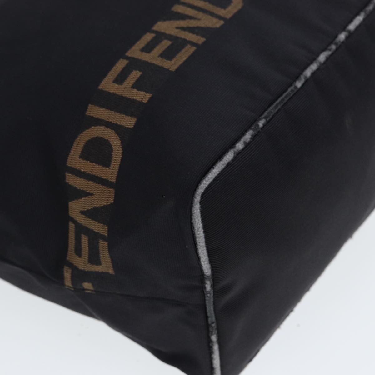 Fendi Cabas Black Canvas Tote Bag (Pre-Owned) Size ONE SIZE - 14 Thumbnail