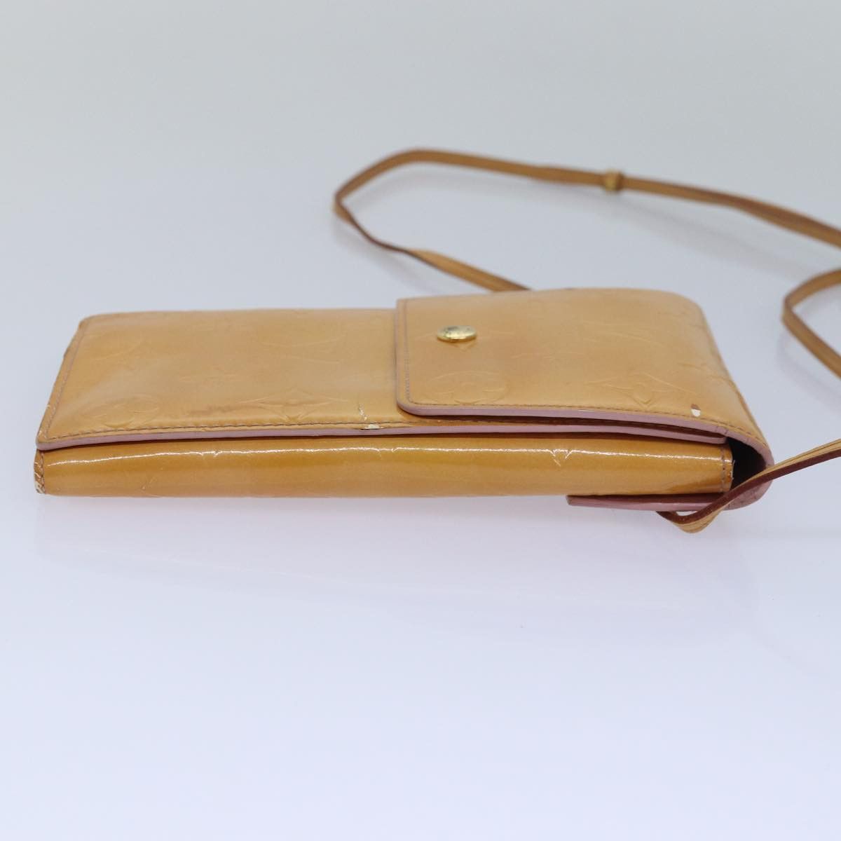 Louis Vuitton Walker Camel Patent Leather Wallet (Pre-Owned) Size ONE SIZE - 10 Thumbnail