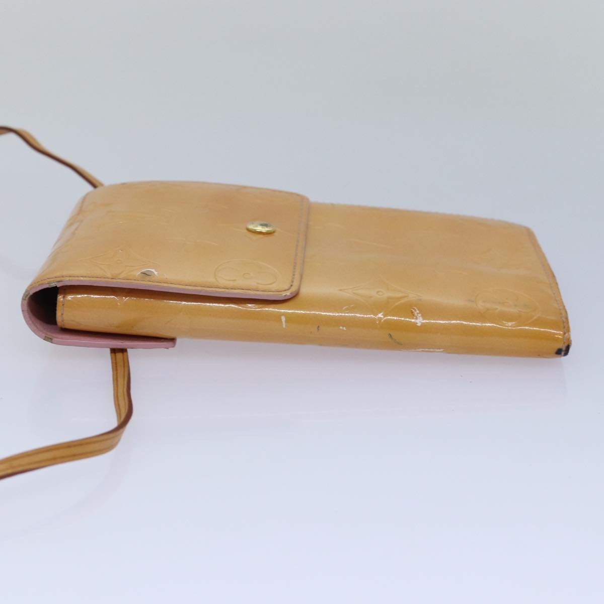 Louis Vuitton Walker Camel Patent Leather Wallet (Pre-Owned) Size ONE SIZE - 9 Thumbnail