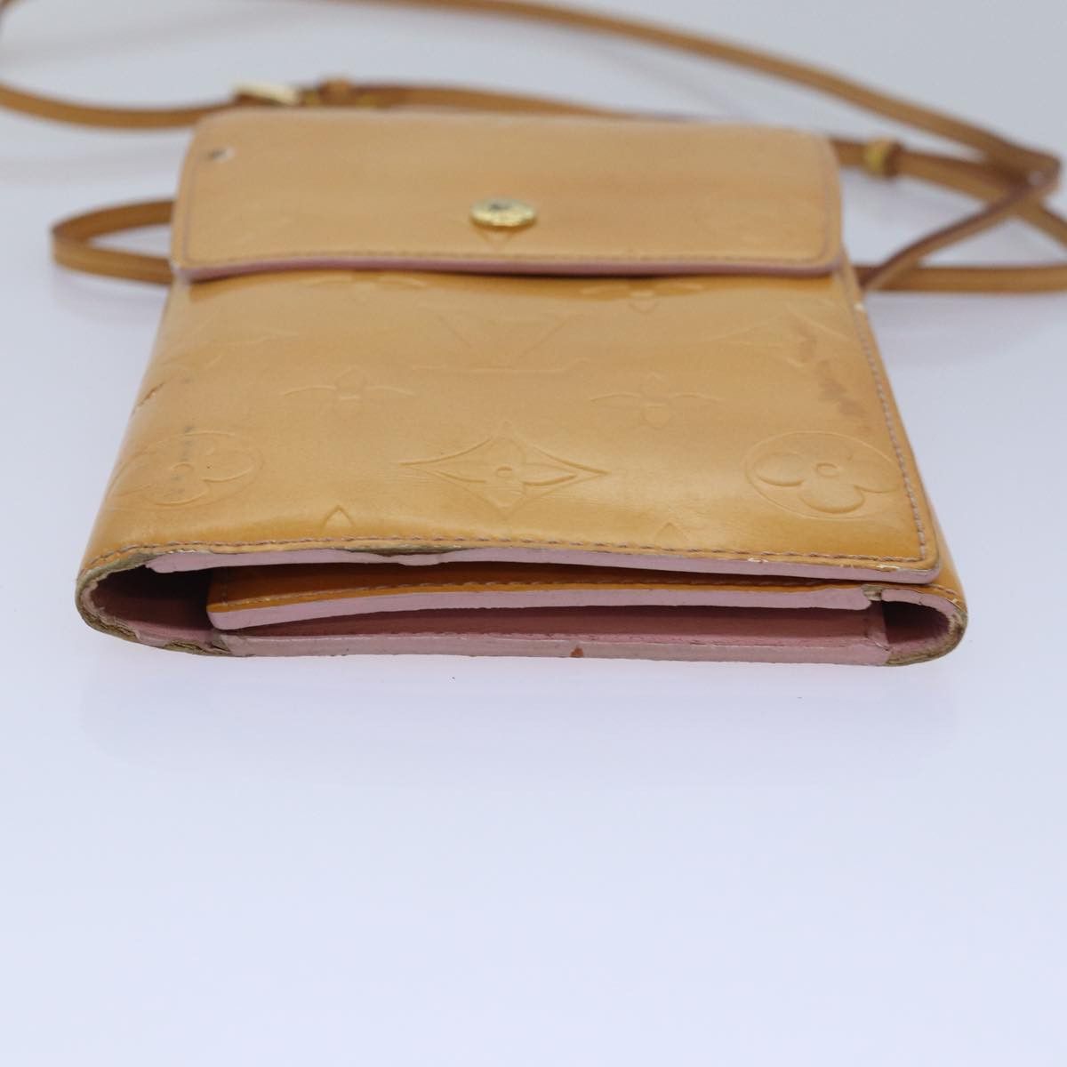 Louis Vuitton Walker Camel Patent Leather Wallet (Pre-Owned) Size ONE SIZE - 3 Thumbnail