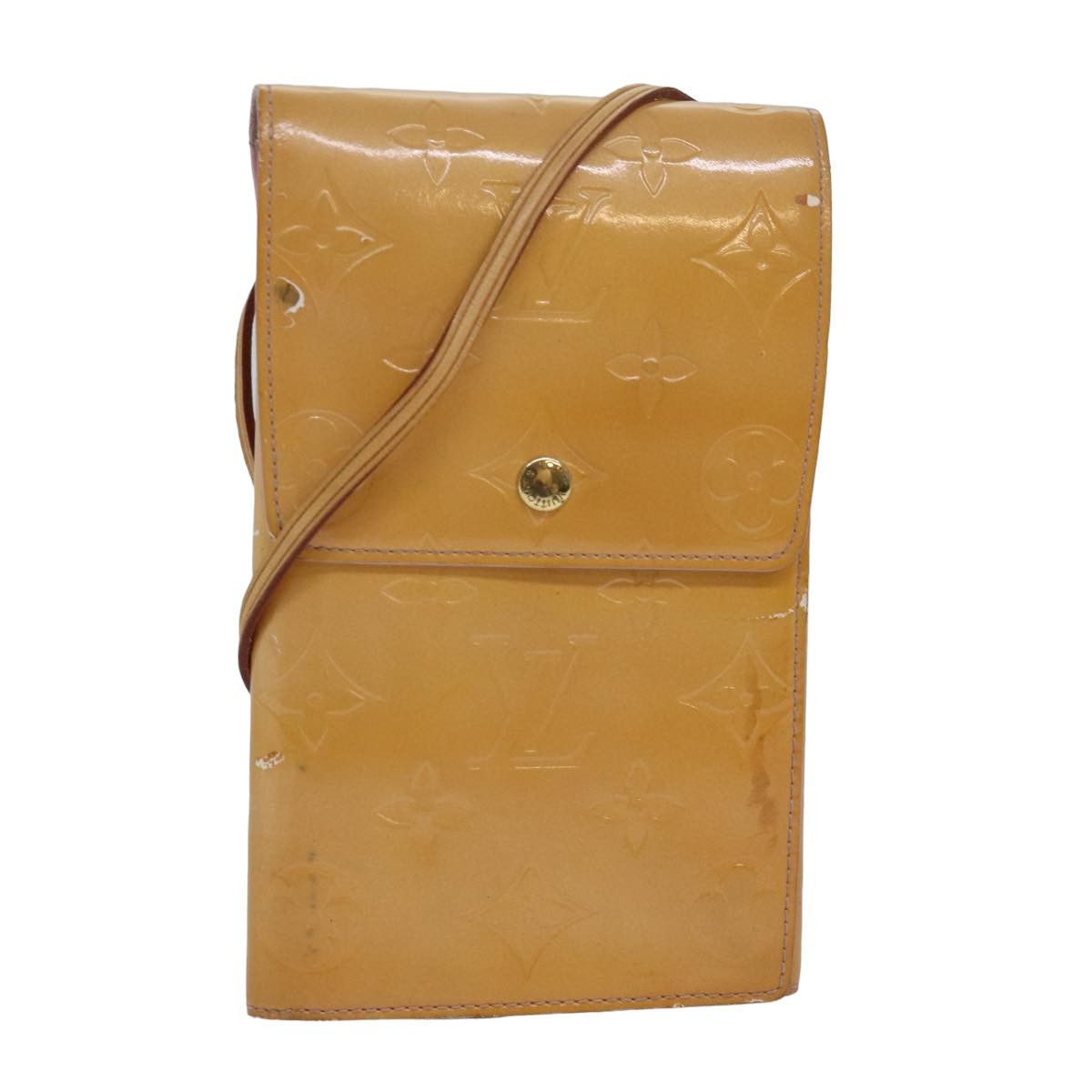 Louis Vuitton Walker Camel Patent Leather Wallet (Pre-Owned) Size ONE SIZE - 11 Thumbnail