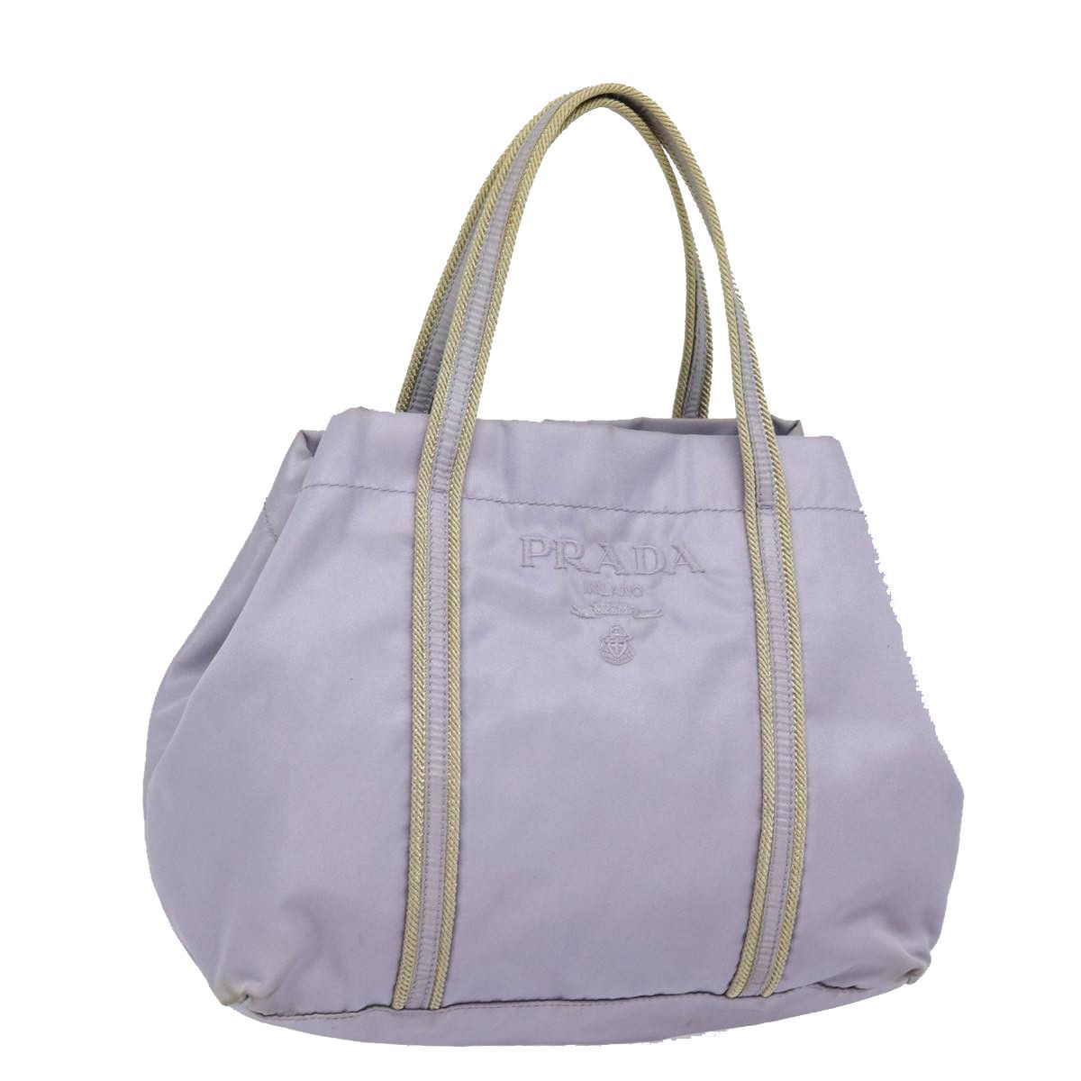 Prada Tessuto Purple Synthetic Handbag (Pre-Owned) Size ONE SIZE - 14 Thumbnail