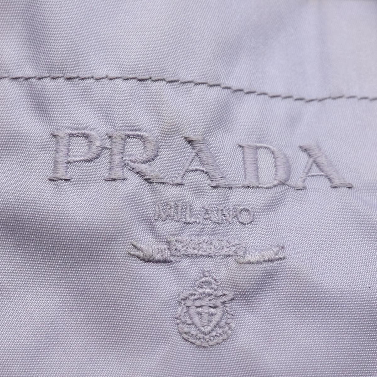 Prada Tessuto Purple Synthetic Handbag (Pre-Owned) Size ONE SIZE - 18 Thumbnail