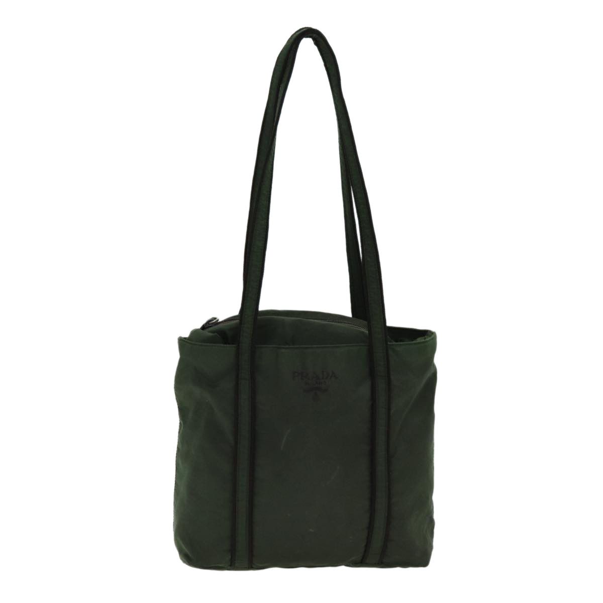 Prada Tessuto Khaki Synthetic Shoulder Bag (Pre-Owned) Size ONE SIZE - 11 Thumbnail