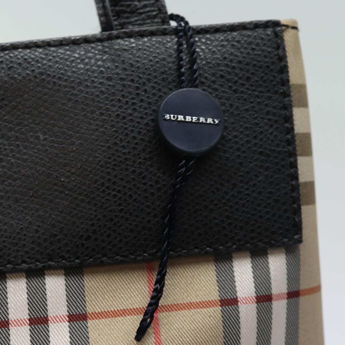 Burberry Nova Check Beige Canvas Handbag (Pre-Owned) Size ONE SIZE - 18 Thumbnail