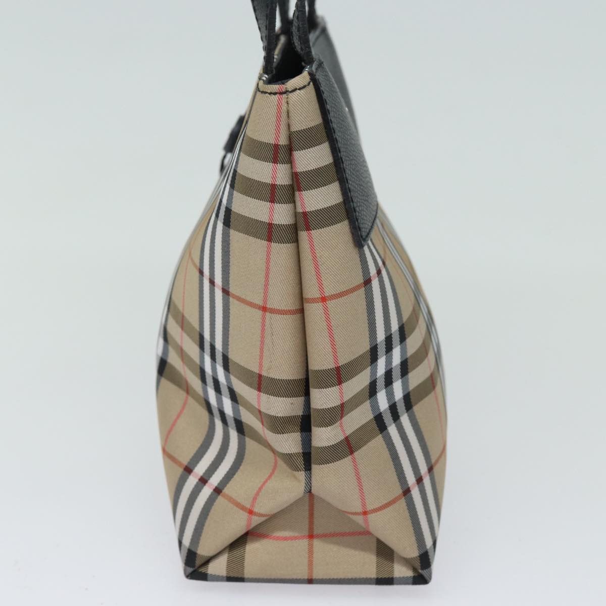 Burberry Nova Check Beige Canvas Handbag (Pre-Owned) Size ONE SIZE - 9 Thumbnail