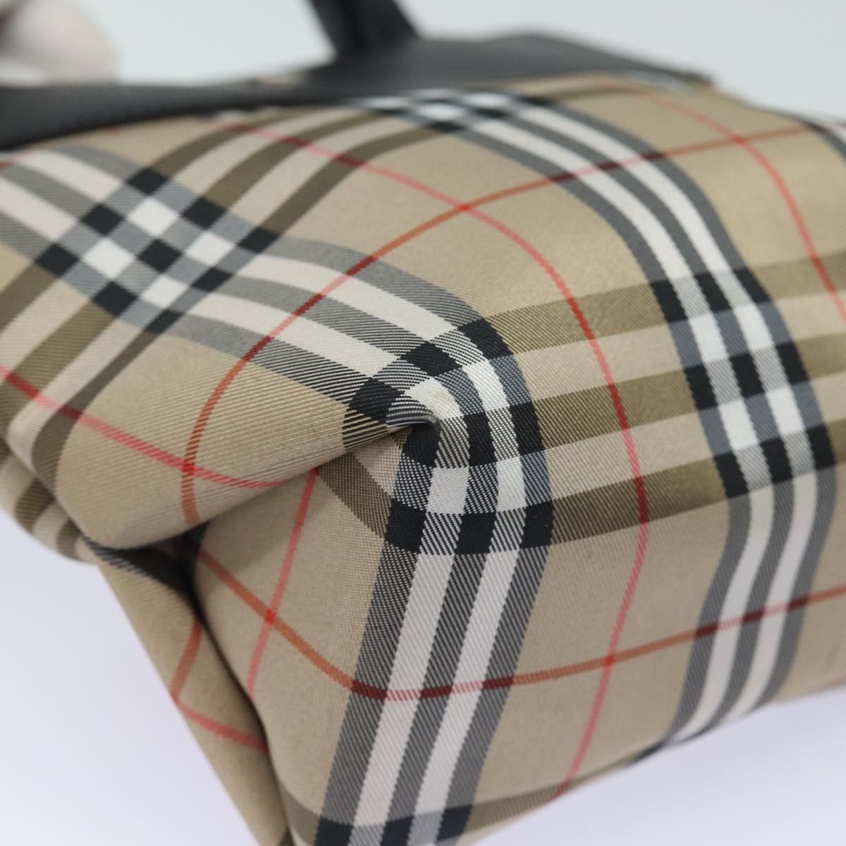 Burberry Nova Check Beige Canvas Handbag (Pre-Owned) Size ONE SIZE - 8 Thumbnail