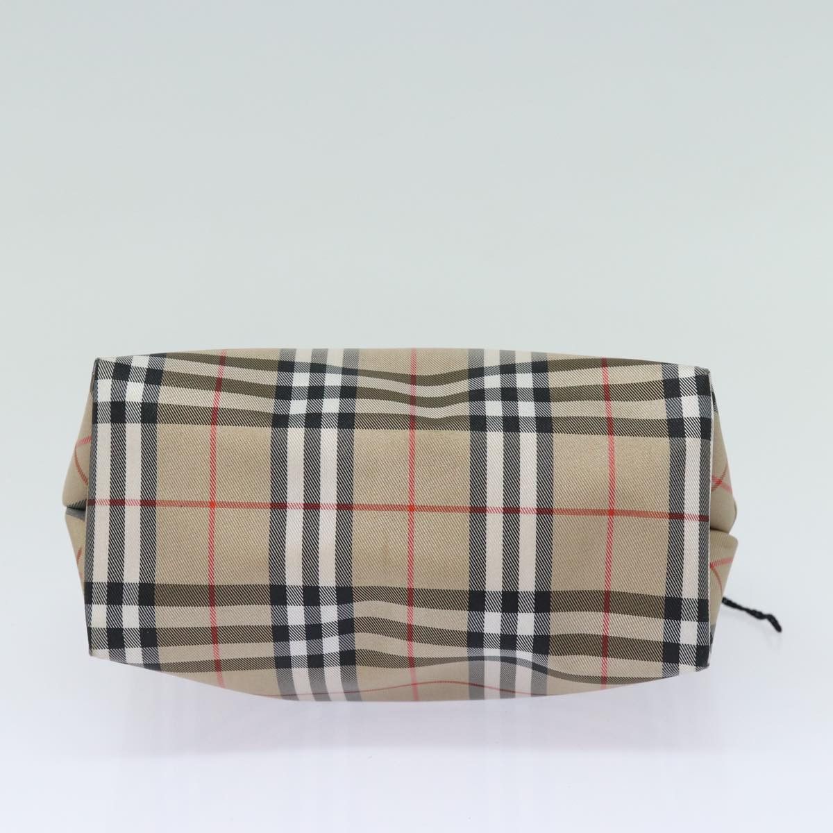 Burberry Nova Check Beige Canvas Handbag (Pre-Owned) Size ONE SIZE - 3 Thumbnail