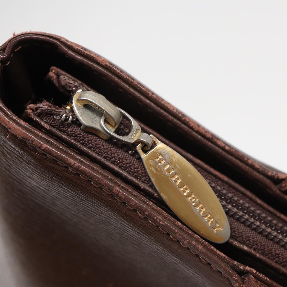Burberry Brown Leather Tote Bag (Pre-Owned) Size ONE SIZE - 18 Thumbnail