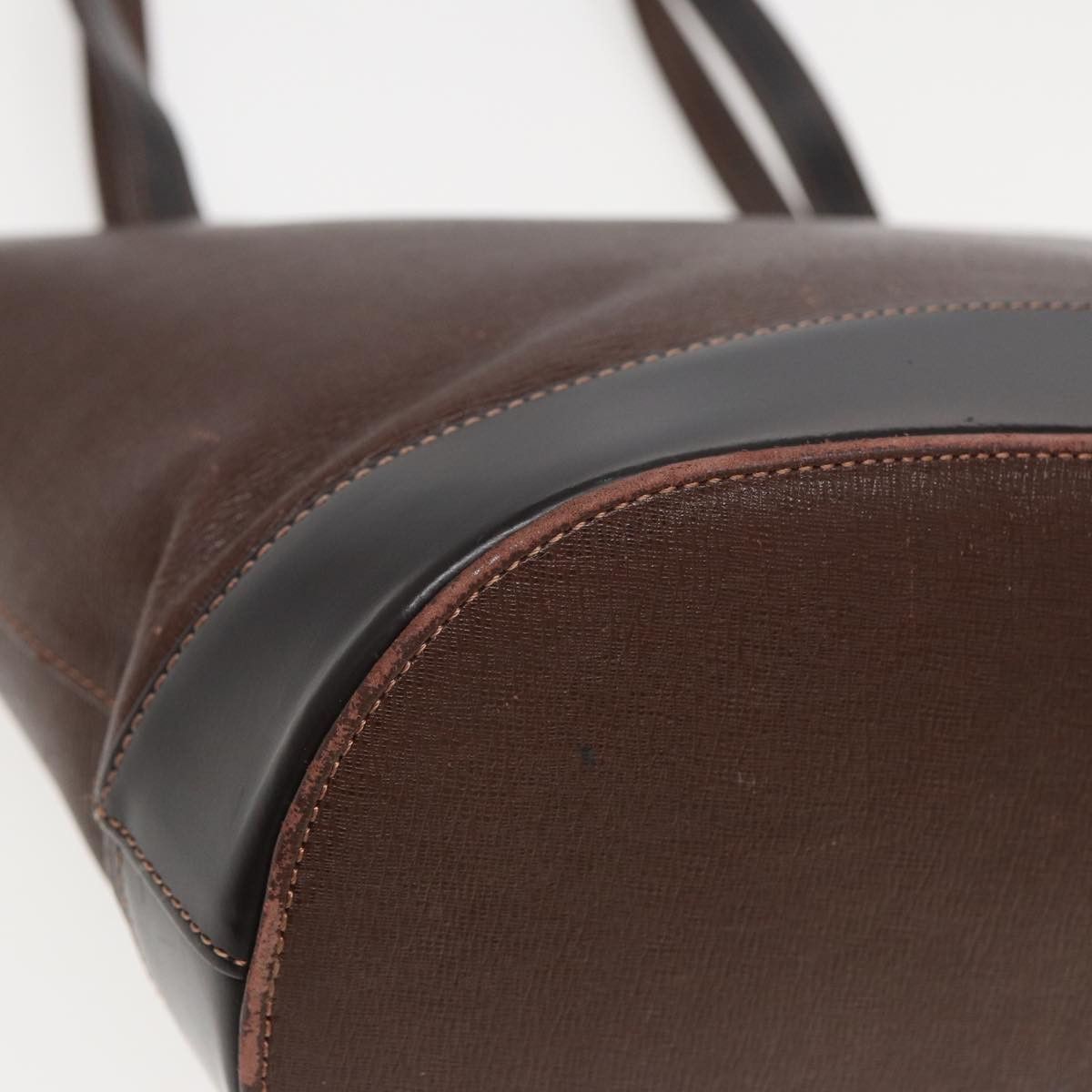 Burberry Brown Leather Tote Bag (Pre-Owned) Size ONE SIZE - 8 Thumbnail