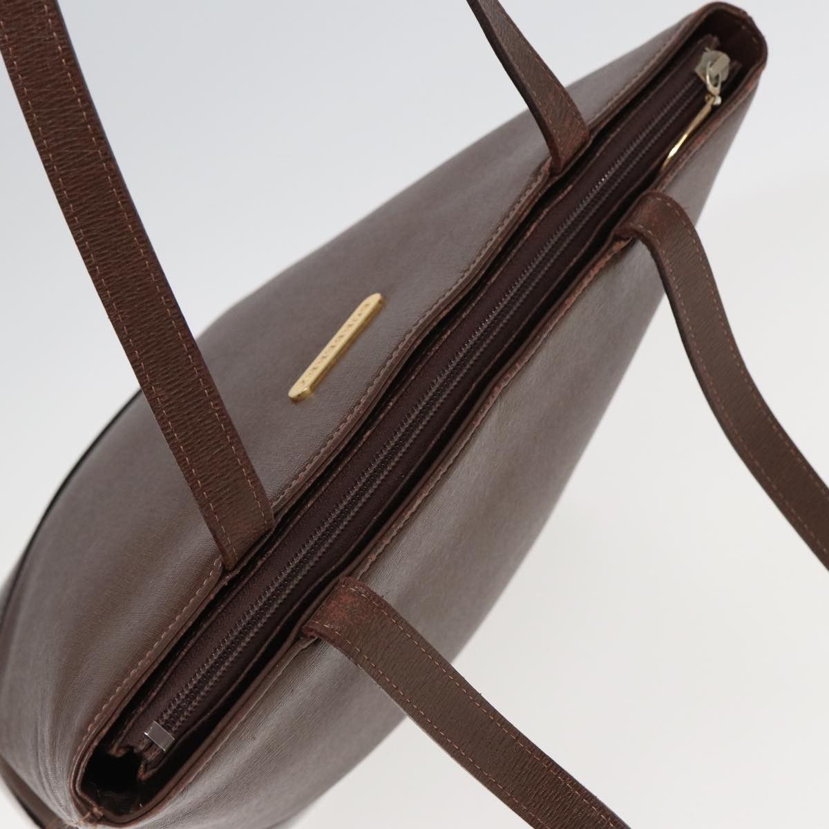 Burberry Brown Leather Tote Bag (Pre-Owned) Size ONE SIZE - 4 Thumbnail