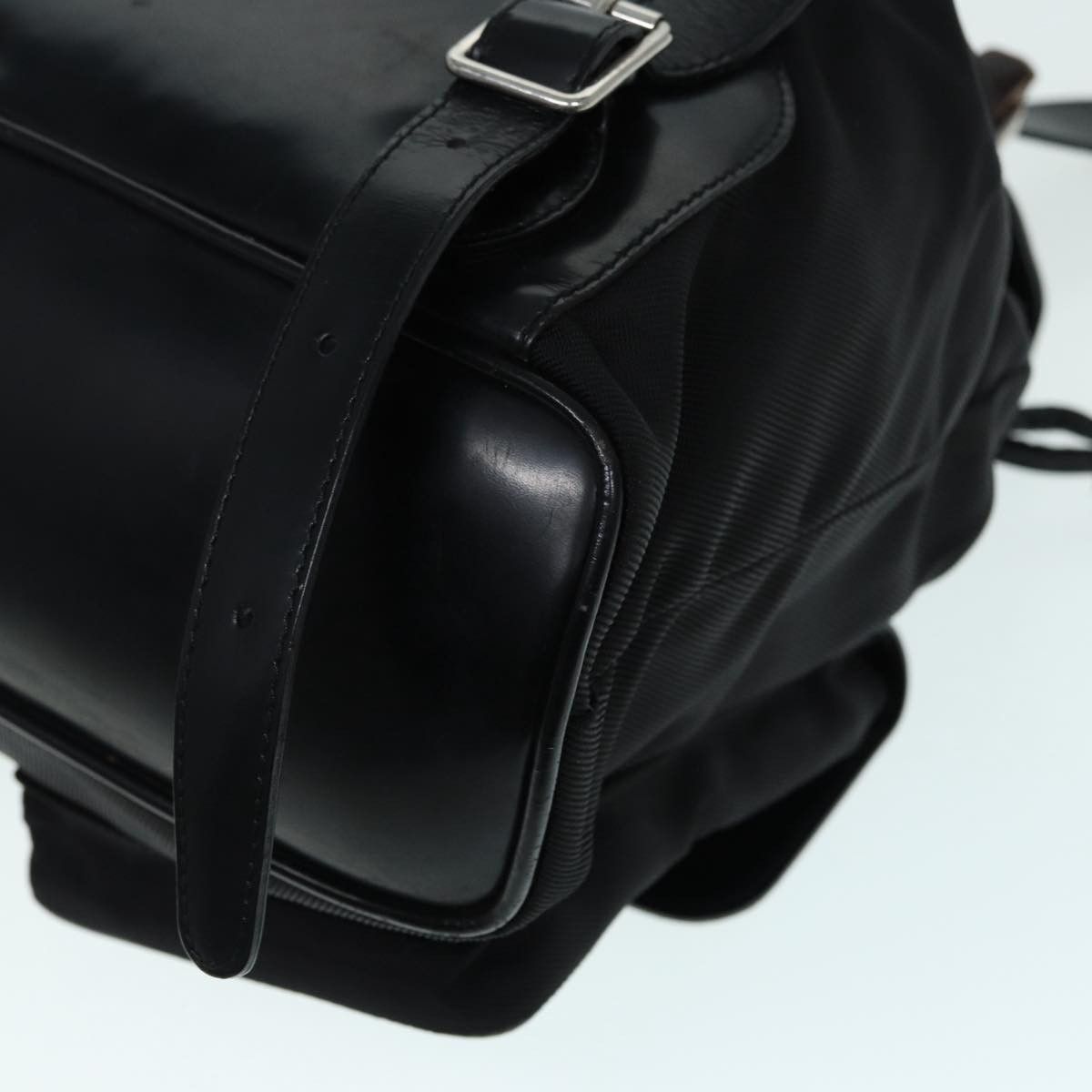 Gucci Bamboo Black Canvas Backpack Bag (Pre-Owned) Size ONE SIZE - 10 Thumbnail