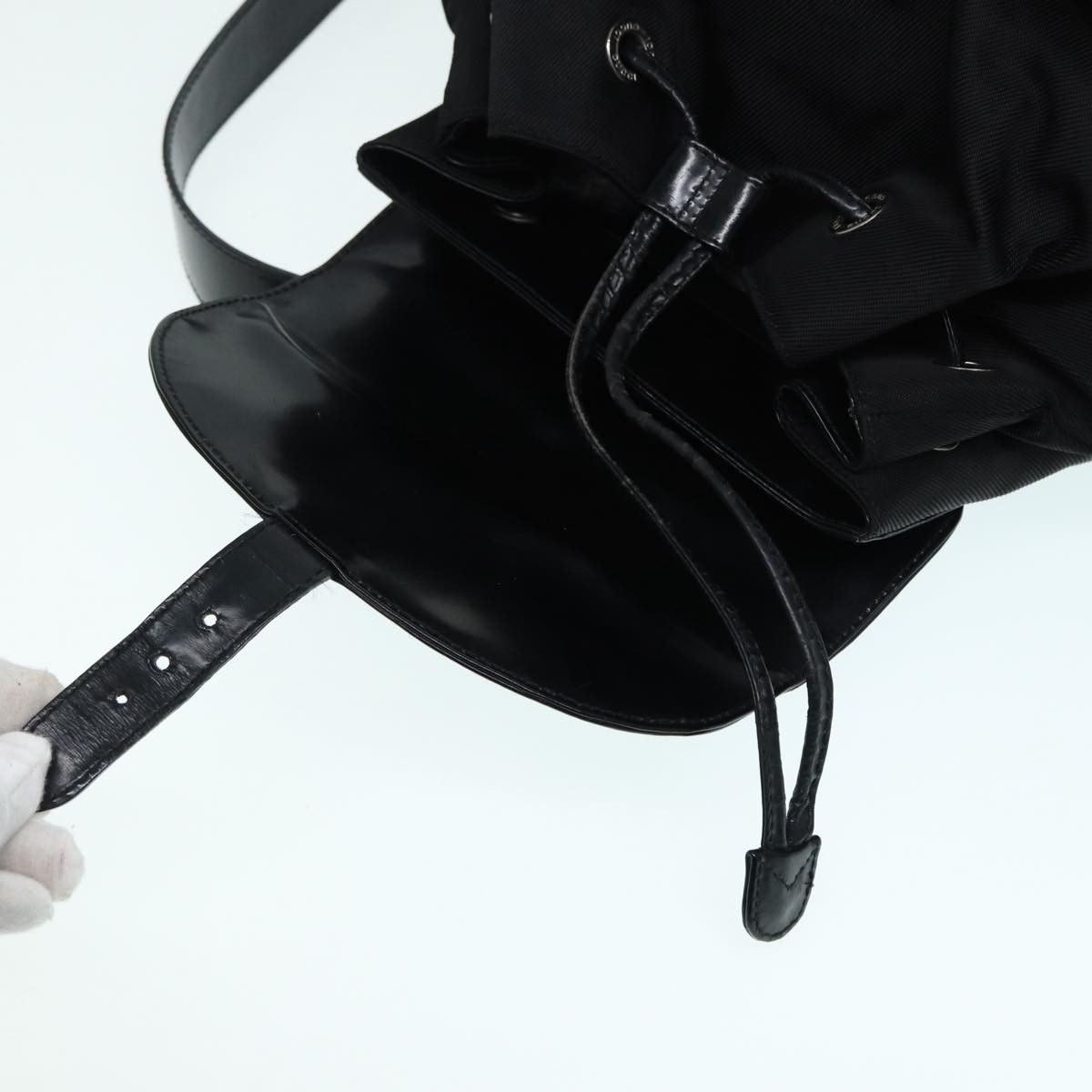 Gucci Bamboo Black Canvas Backpack Bag (Pre-Owned) Size ONE SIZE - 11 Thumbnail