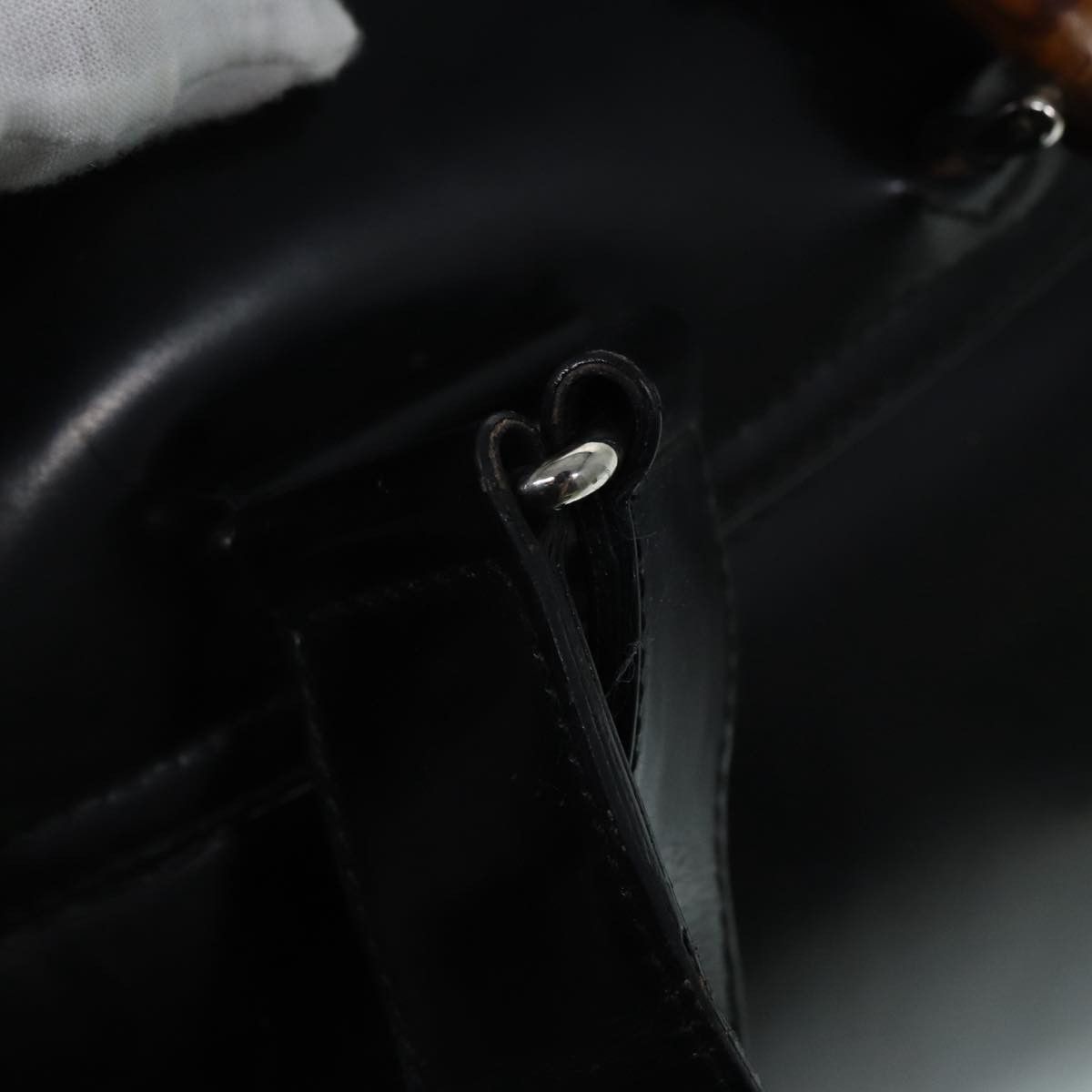 Gucci Bamboo Black Canvas Backpack Bag (Pre-Owned) Size ONE SIZE - 16 Thumbnail