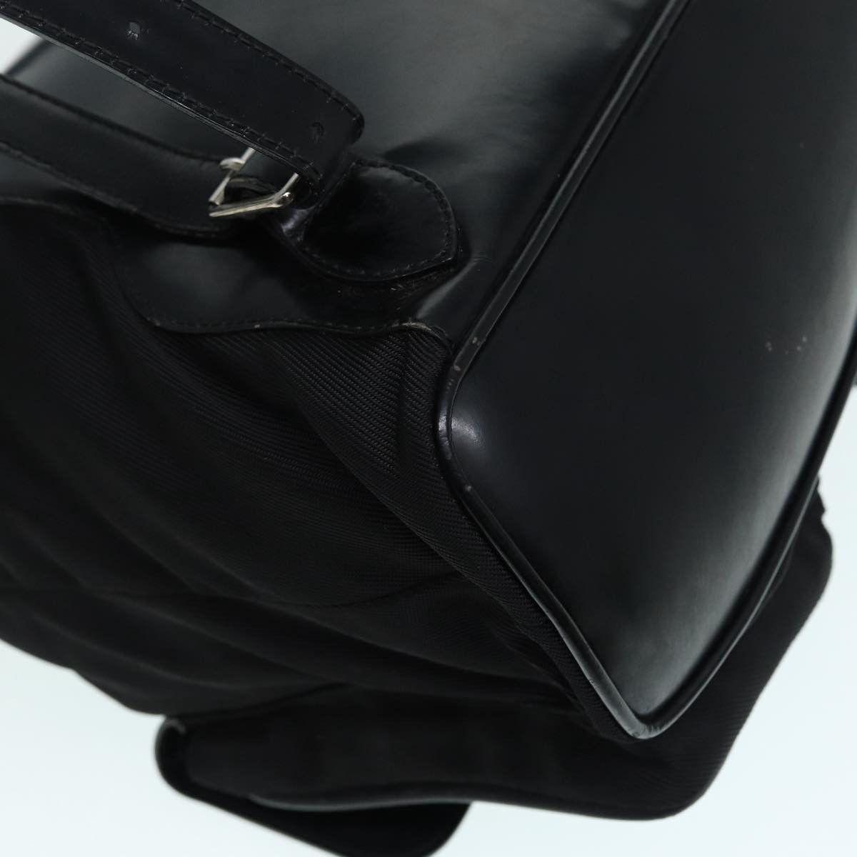 Gucci Bamboo Black Canvas Backpack Bag (Pre-Owned) Size ONE SIZE - 5 Thumbnail
