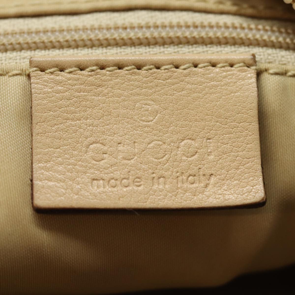 Gucci Jackie Beige Leather Shoulder Bag (Pre-Owned) Size ONE SIZE - 8 Thumbnail
